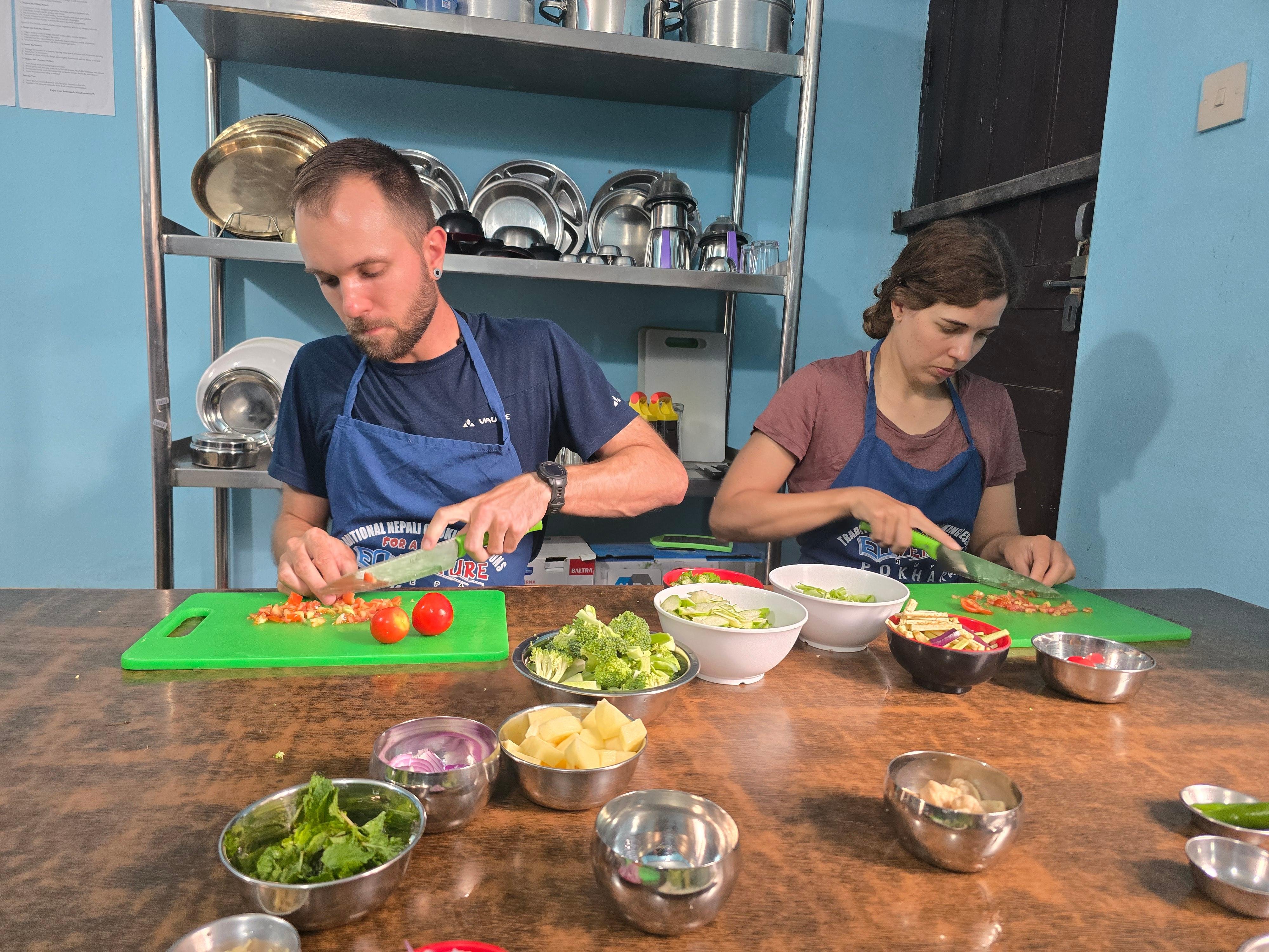 Pokhara Nepali Cooking Class & Local Market Tour