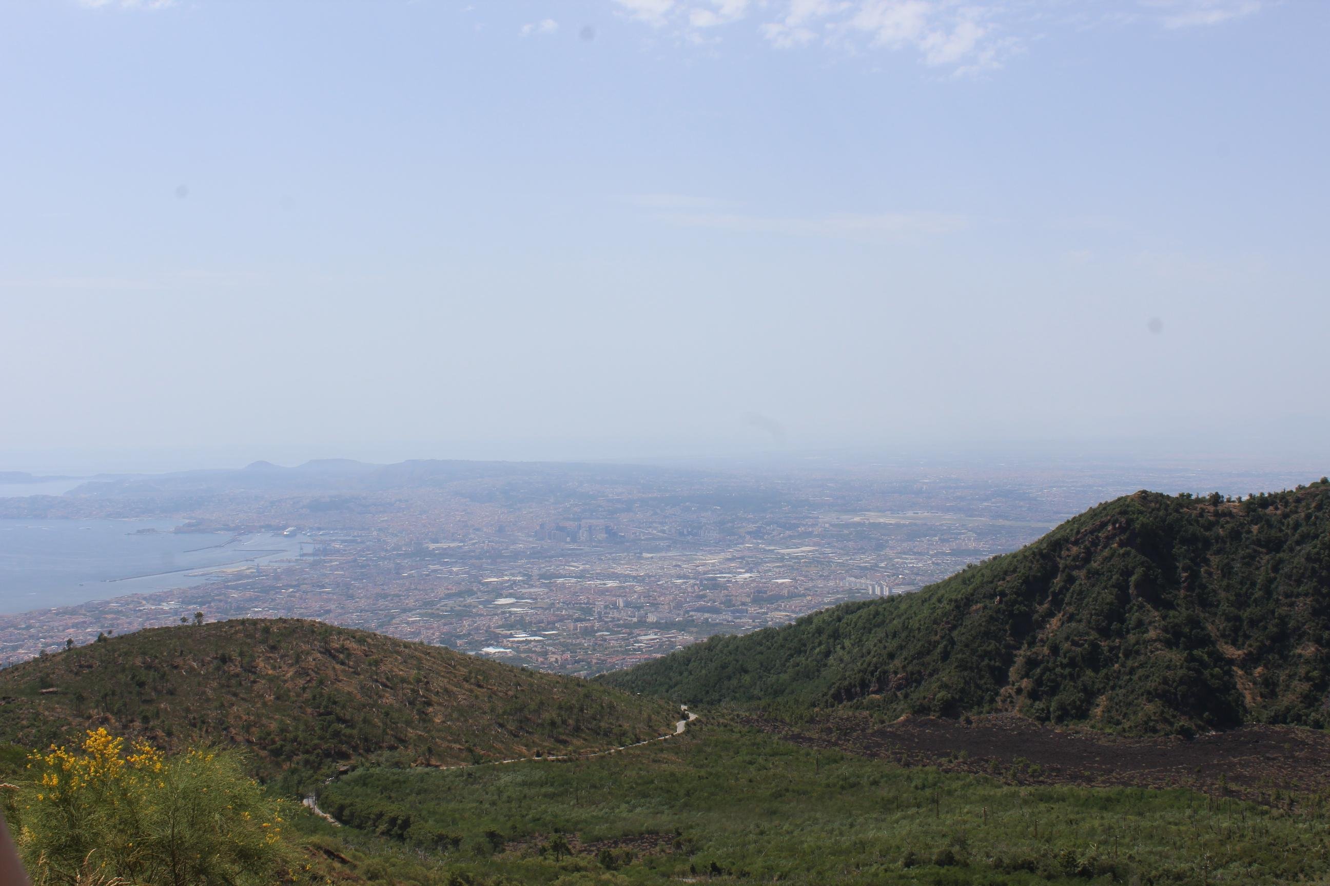 From Naples: Pompeii and Vesuvius Tour with Lunch Included - Mount Vesuvius crater tour and Bay of Naples views