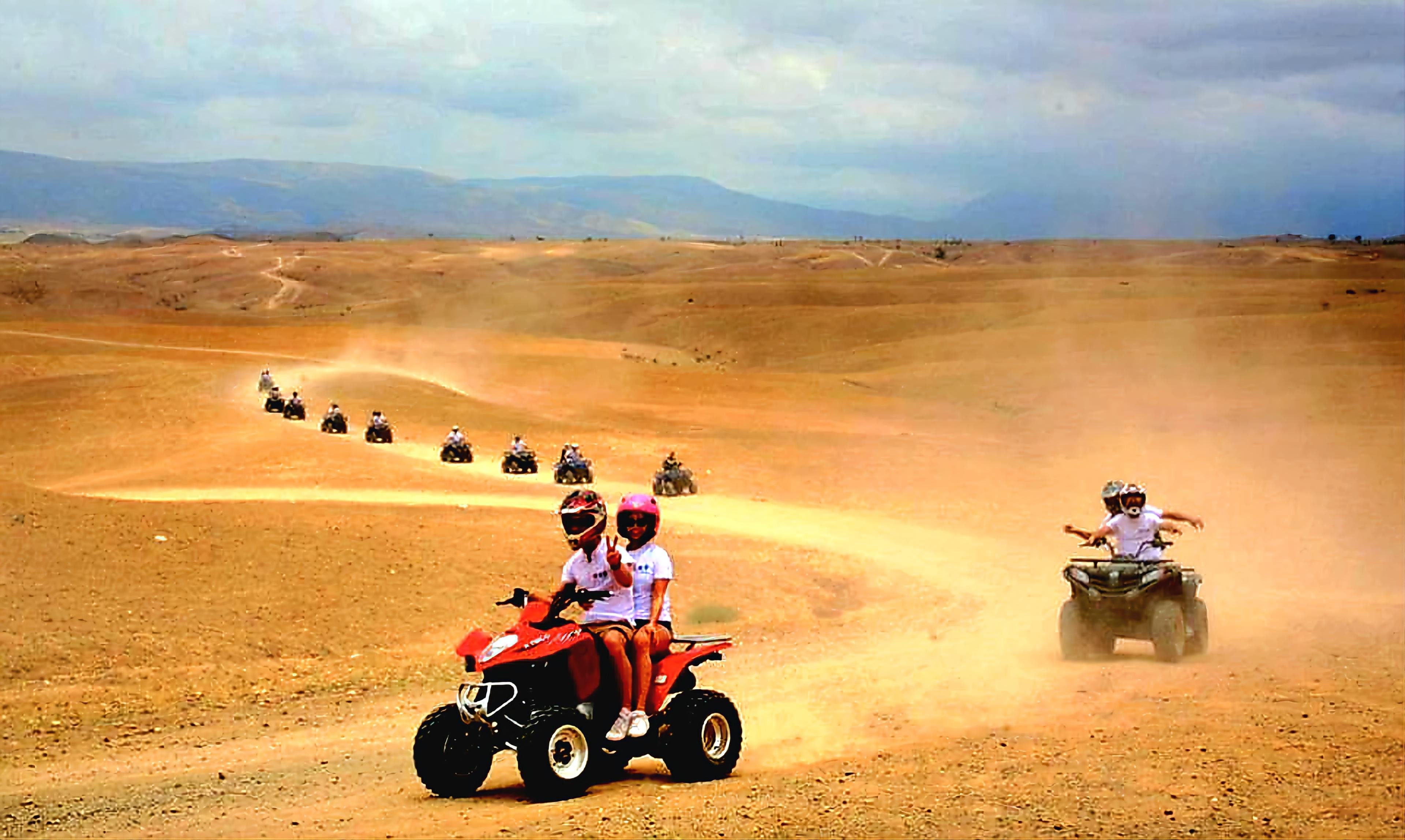 Agafay Desert Adventure: Quad Biking, Camel Ride & Berber Dinner Show