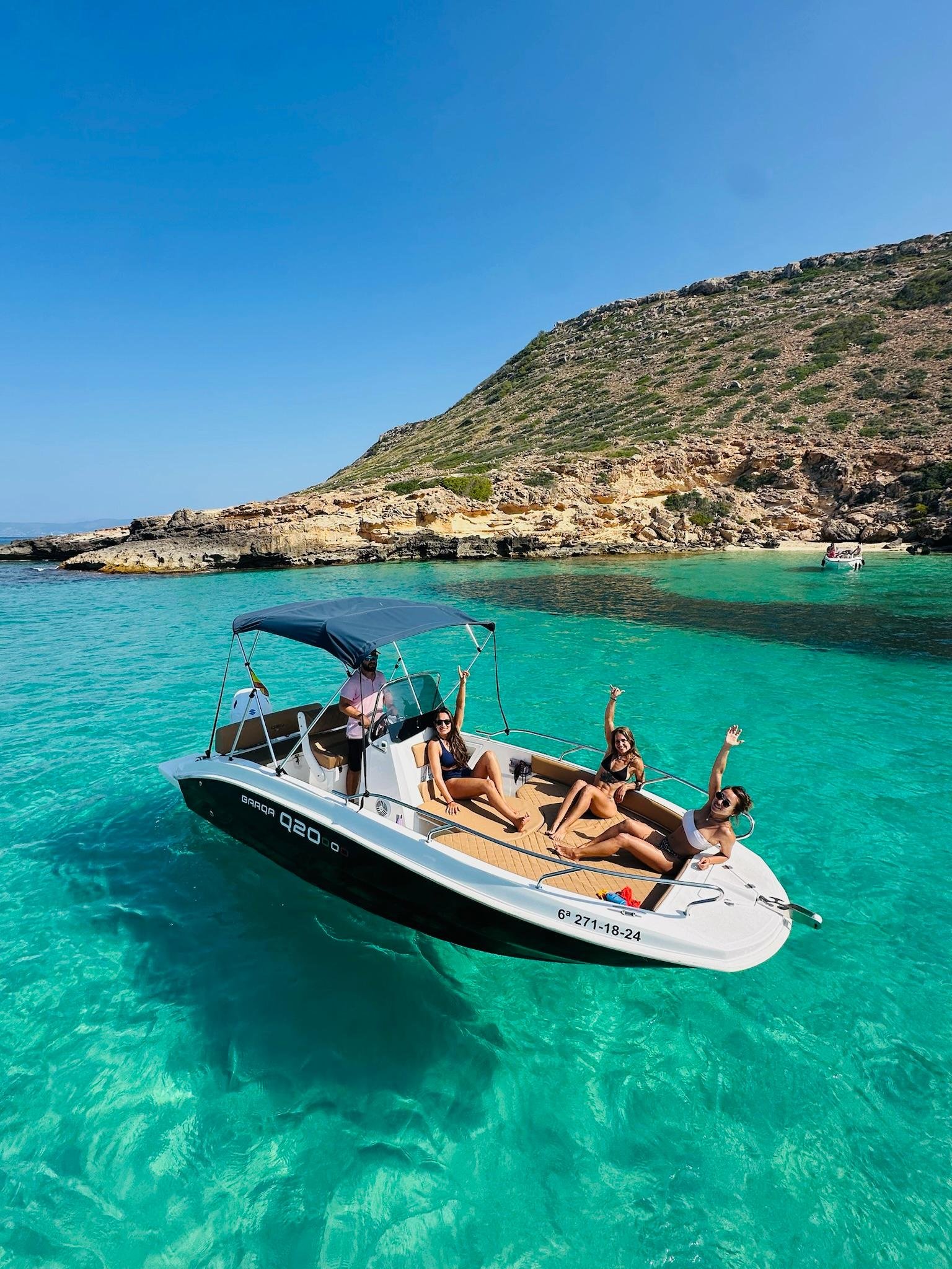 Private Boat Adventure in Cala Blava Marine Reserve