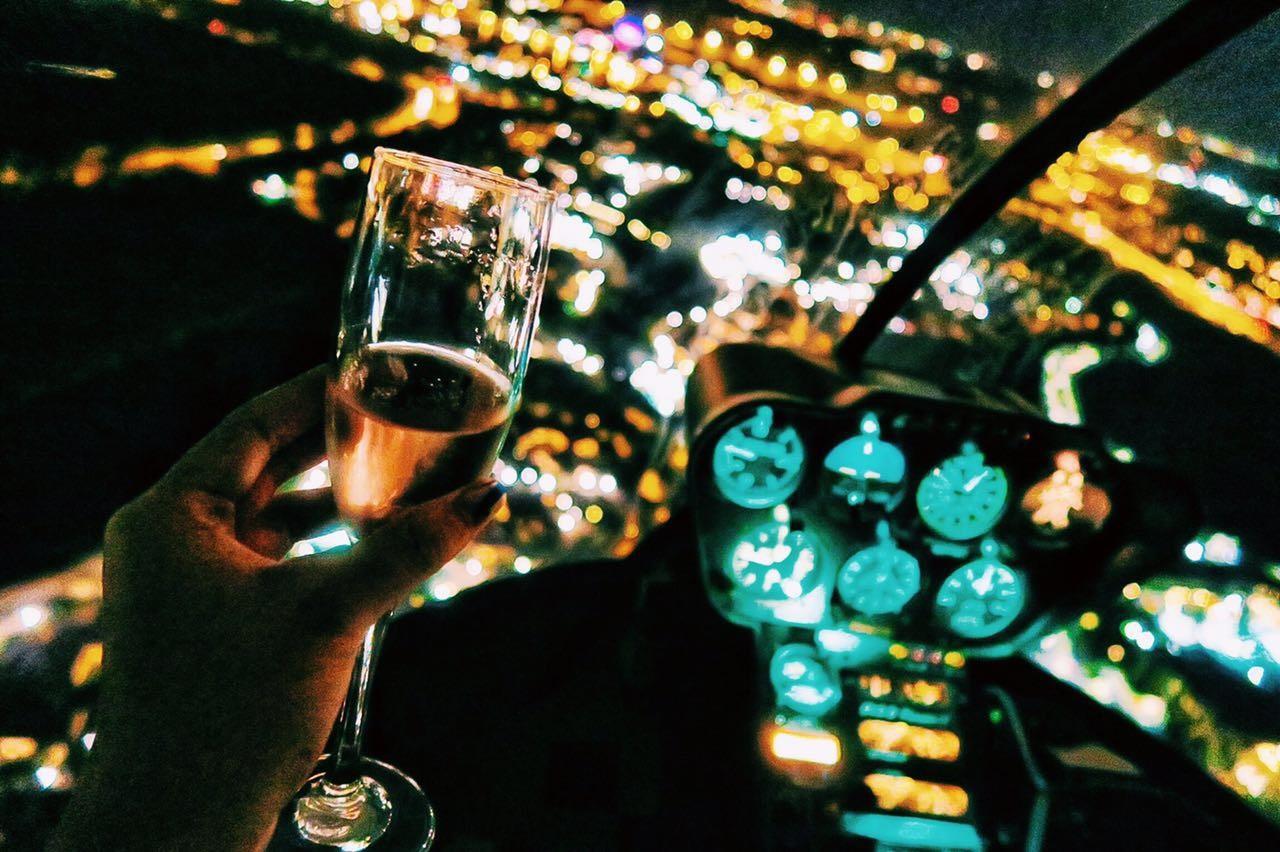 Private Helicopter Fireworks Flight Over Orlando Theme Parks