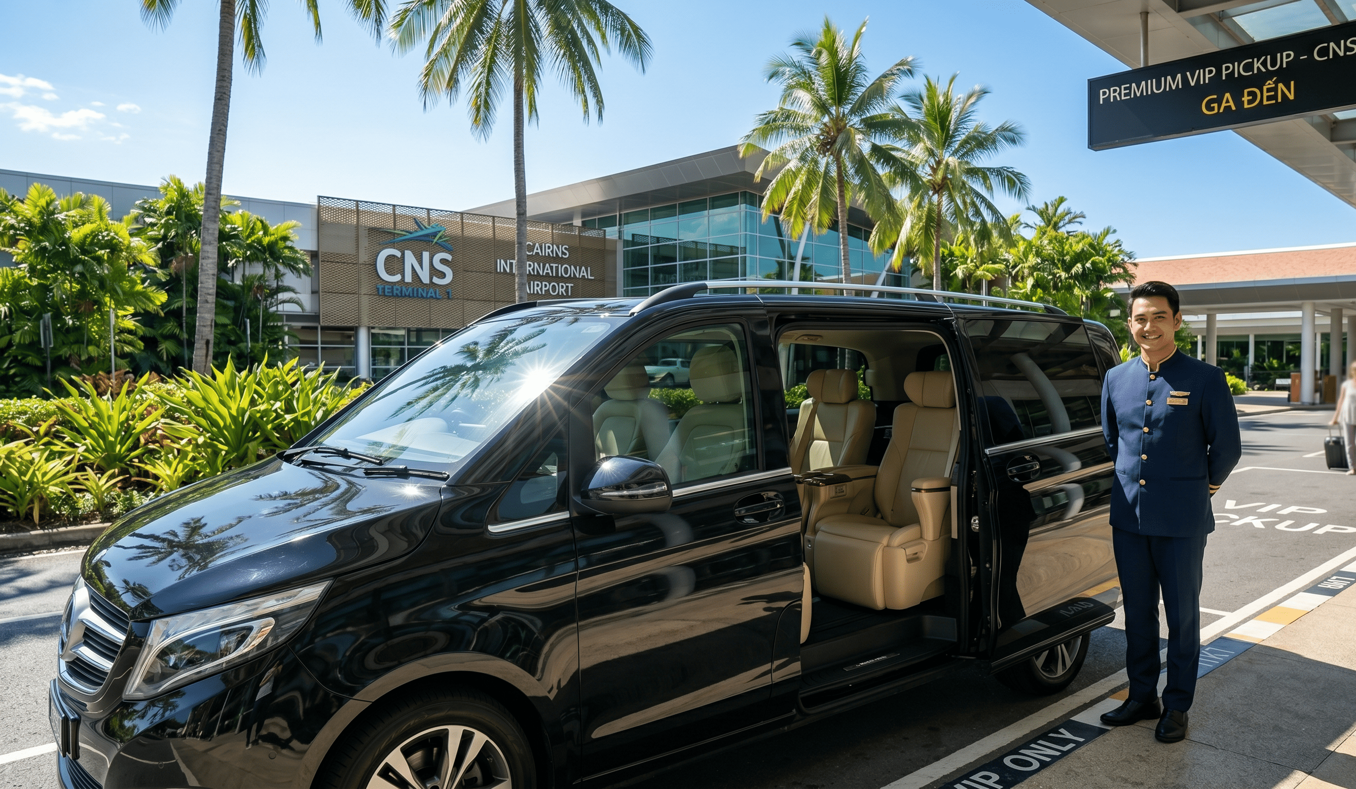 Cairns Airport Private Transfer: CNS ↔ City Centre
