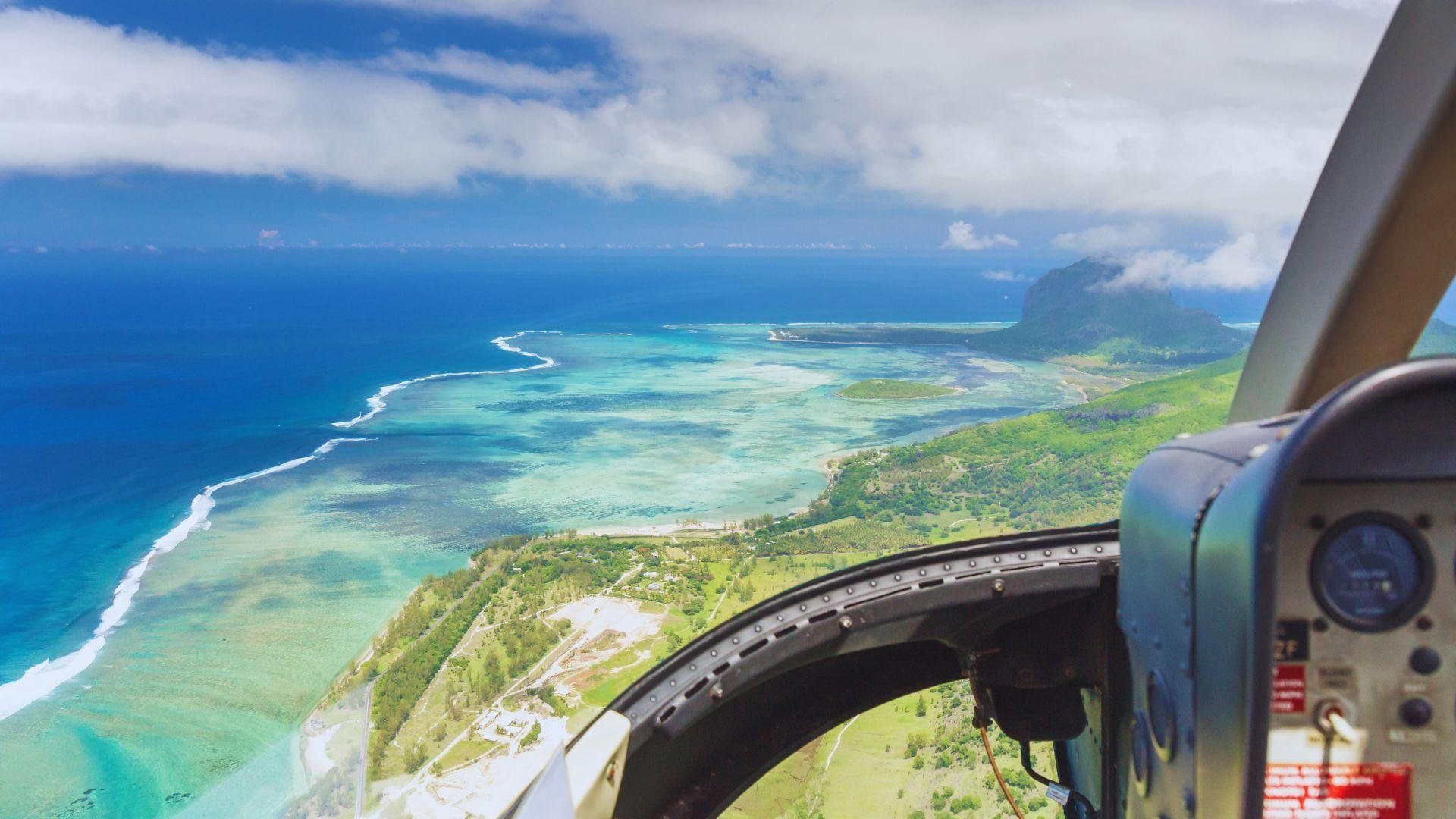 Mauritius Underwater Waterfall Helicopter Expedition