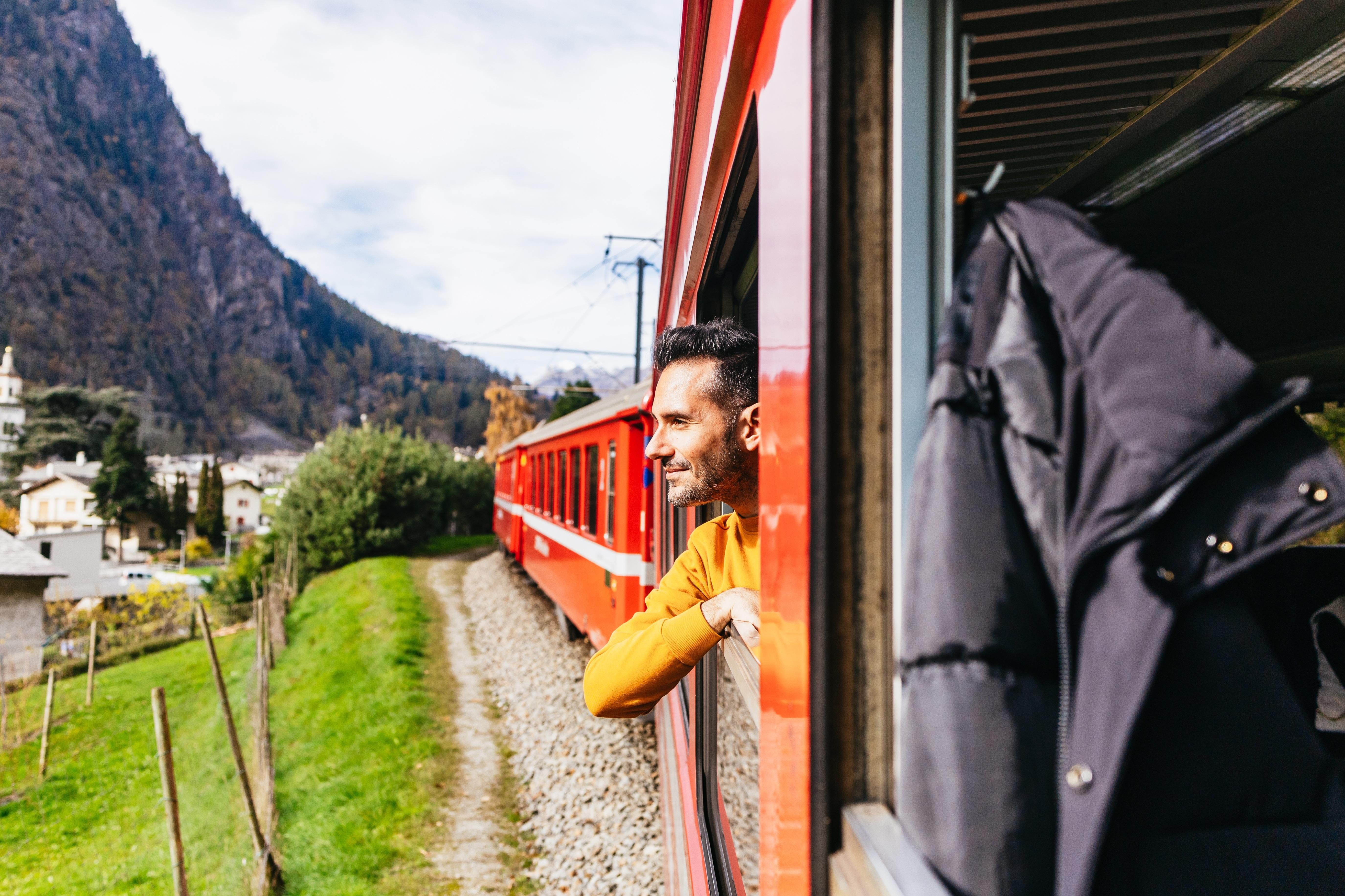 Milan to St. Moritz: Bernina Red Train Alpine Day Trip