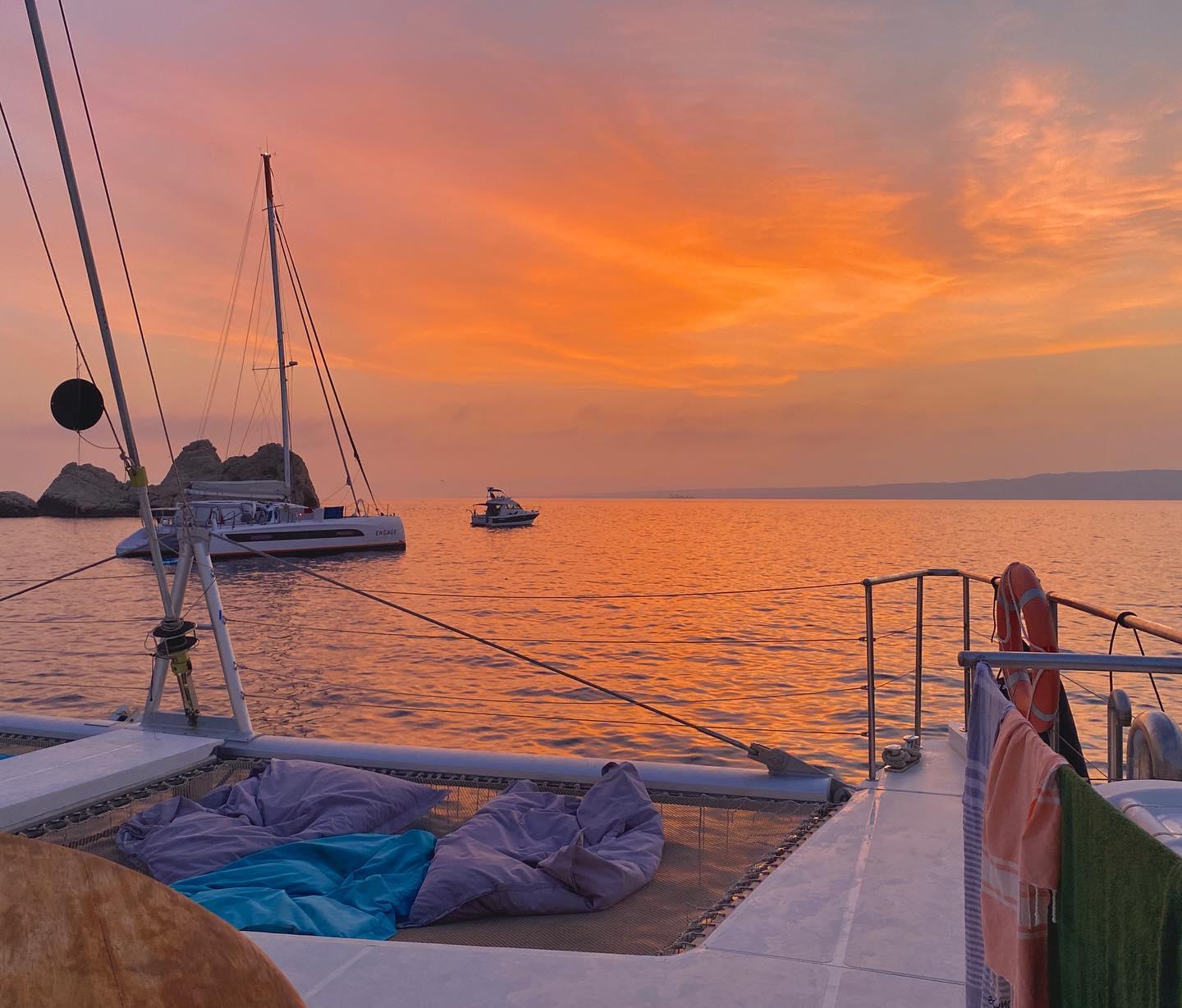 Marseille Sunset Catamaran Cruise with Buffet & Drinks