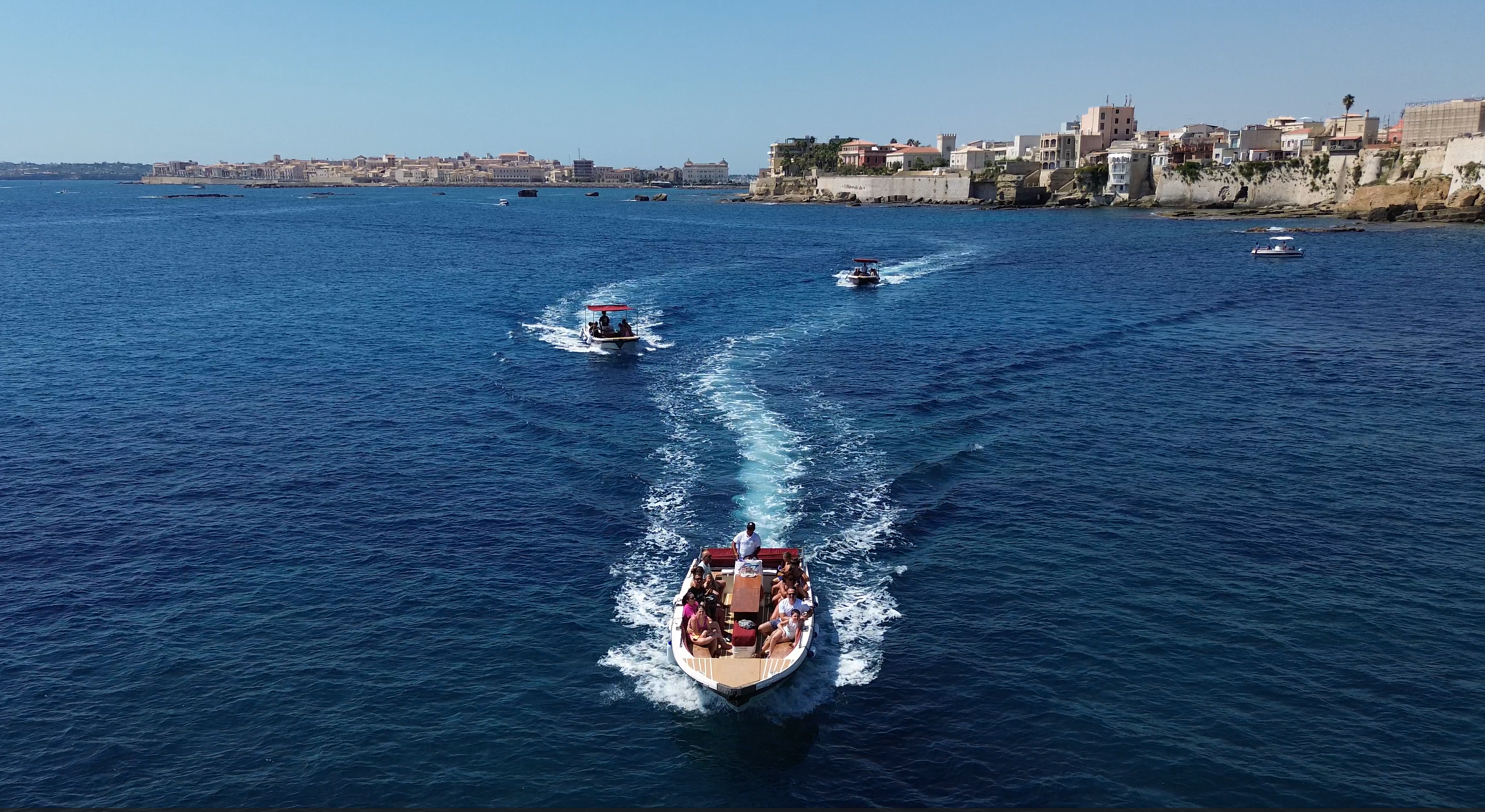 Ortigia Syracuse Sicily boat tour sea caves and coastline — image 24