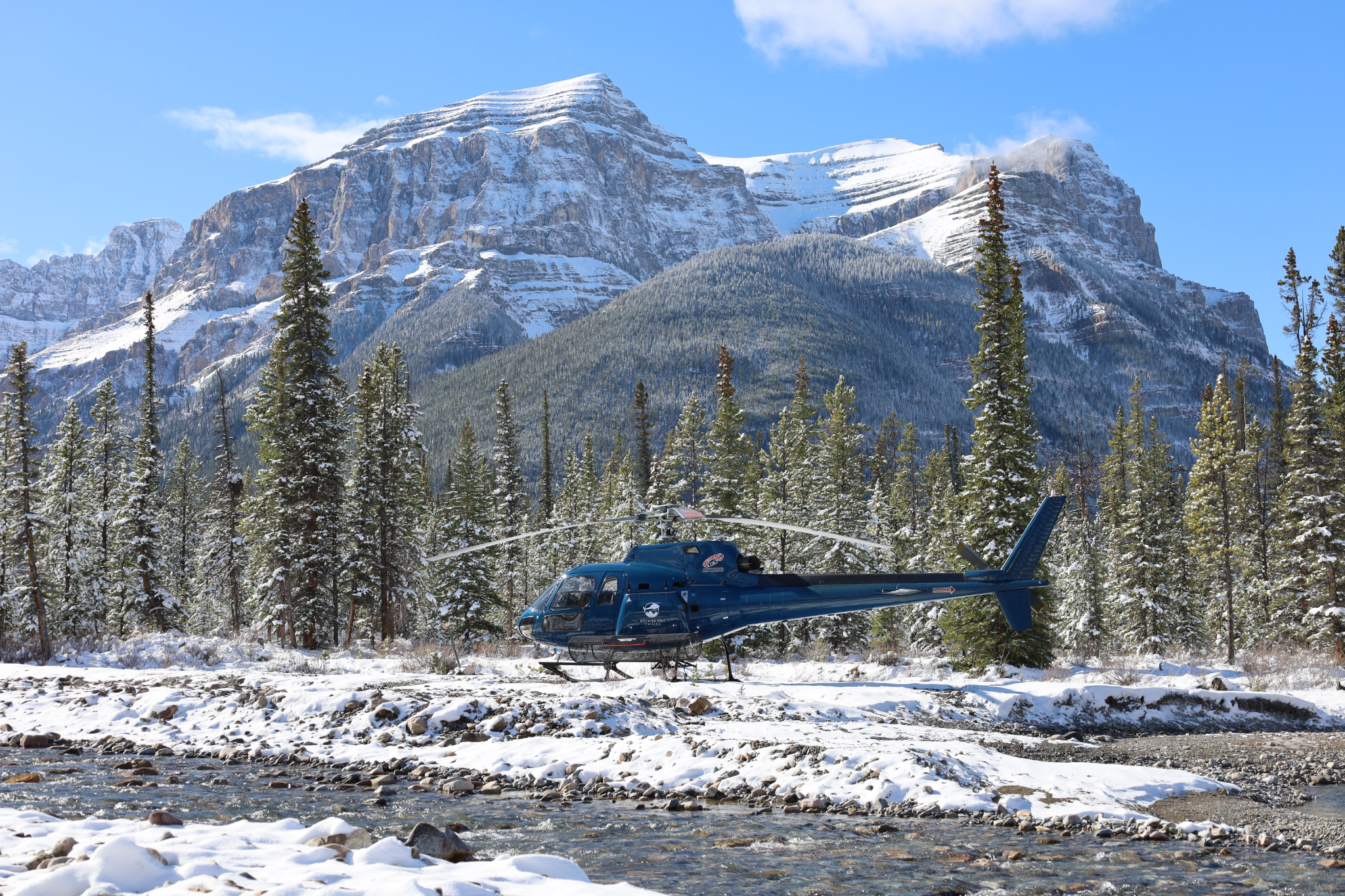 Private Banff helicopter tour for two over the Canadian Rockies