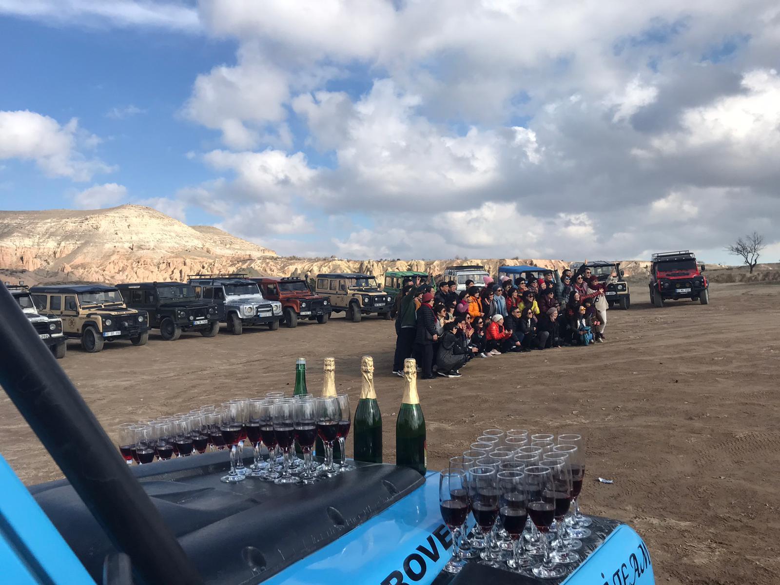 Cappadocia Off-Road Jeep Safari with Champagne Toast