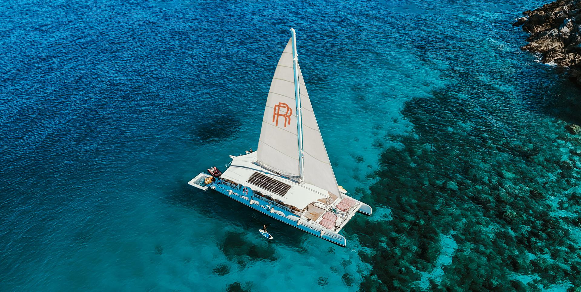 Sunset DJ Catamaran Cruise to Racha & Coral Islands