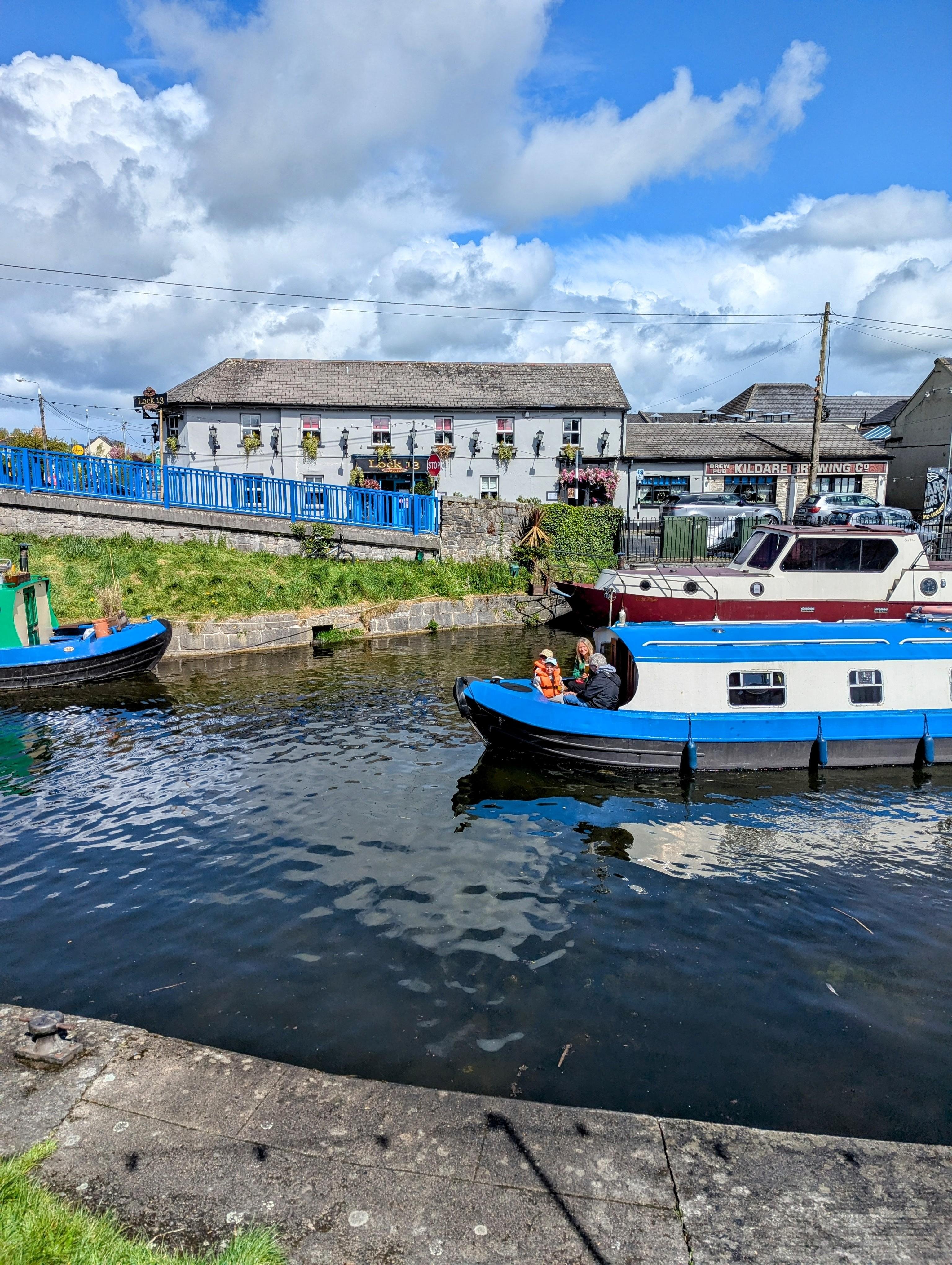 Grand Canal Barge Journey with Historic Lock Passage