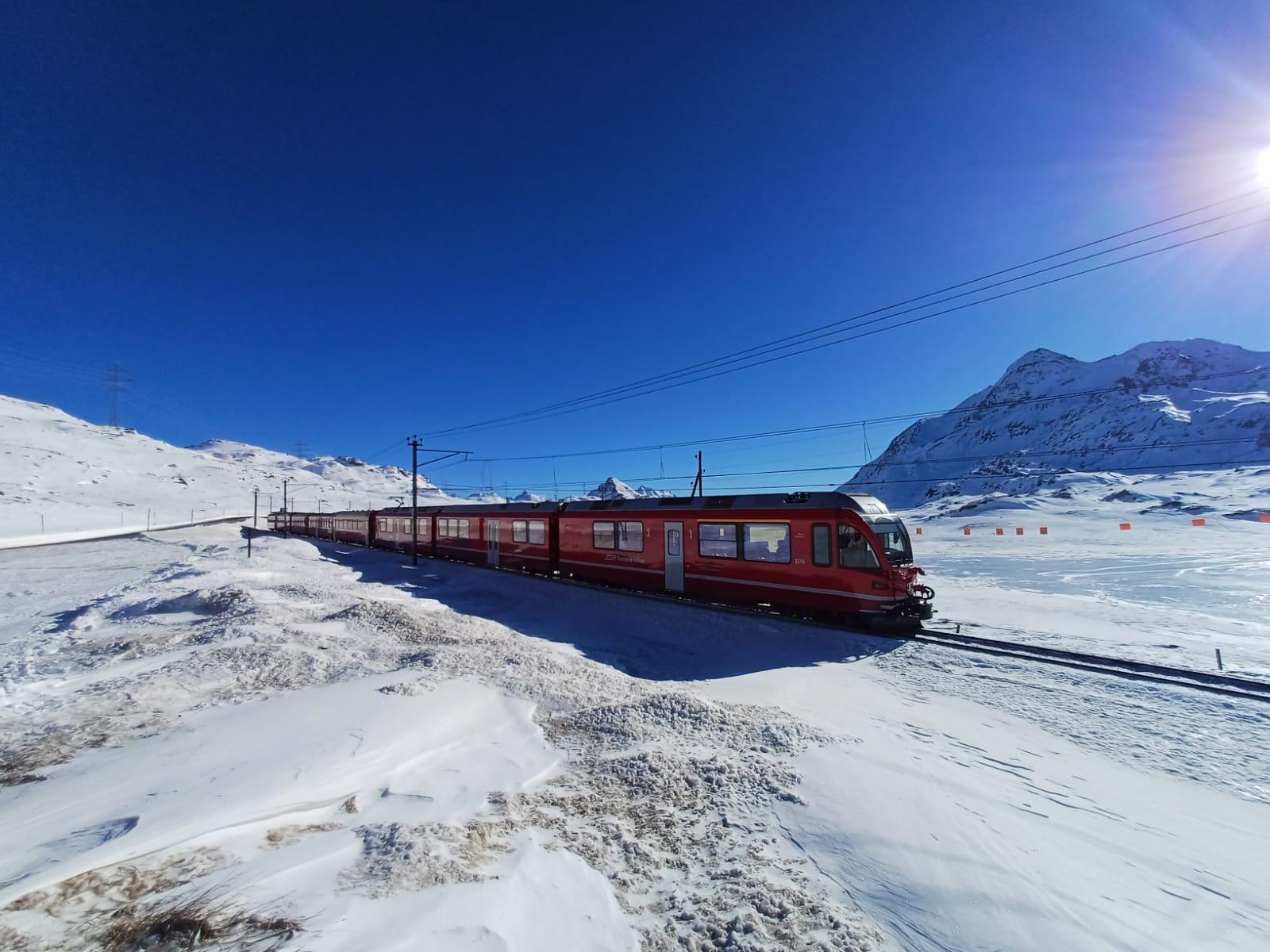 Milan to St. Moritz & Bernina Red Train Day Trip