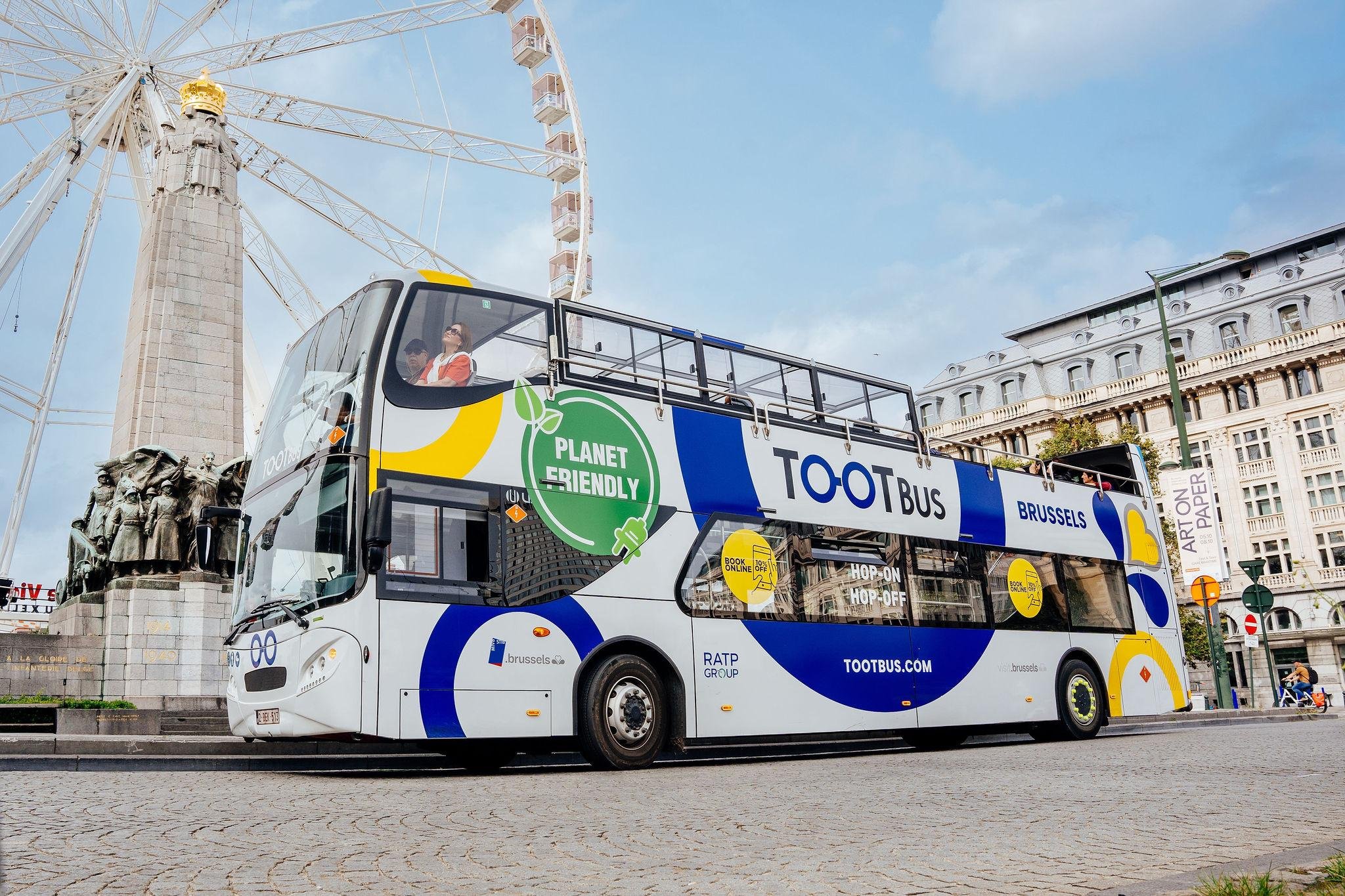Brussels Hop-On Hop-Off Bus Tour