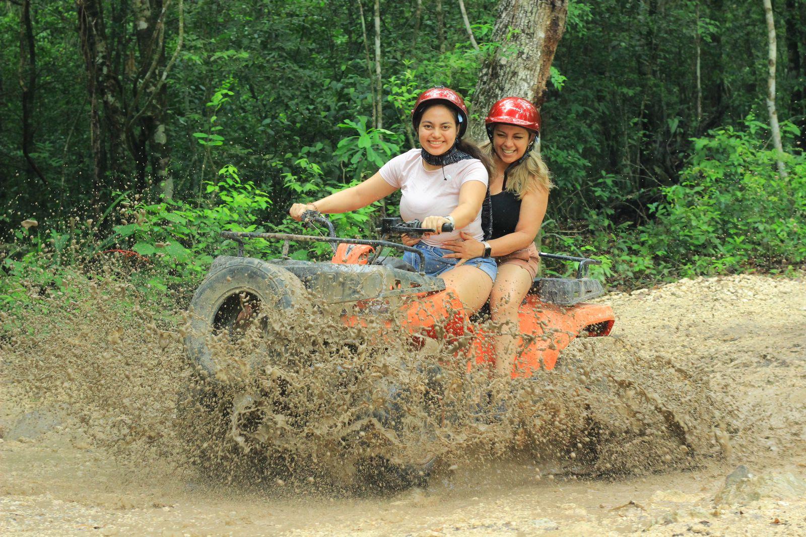 Tulum Jungle Adventure: Ziplines, ATV, Rappel & Cenote Combo