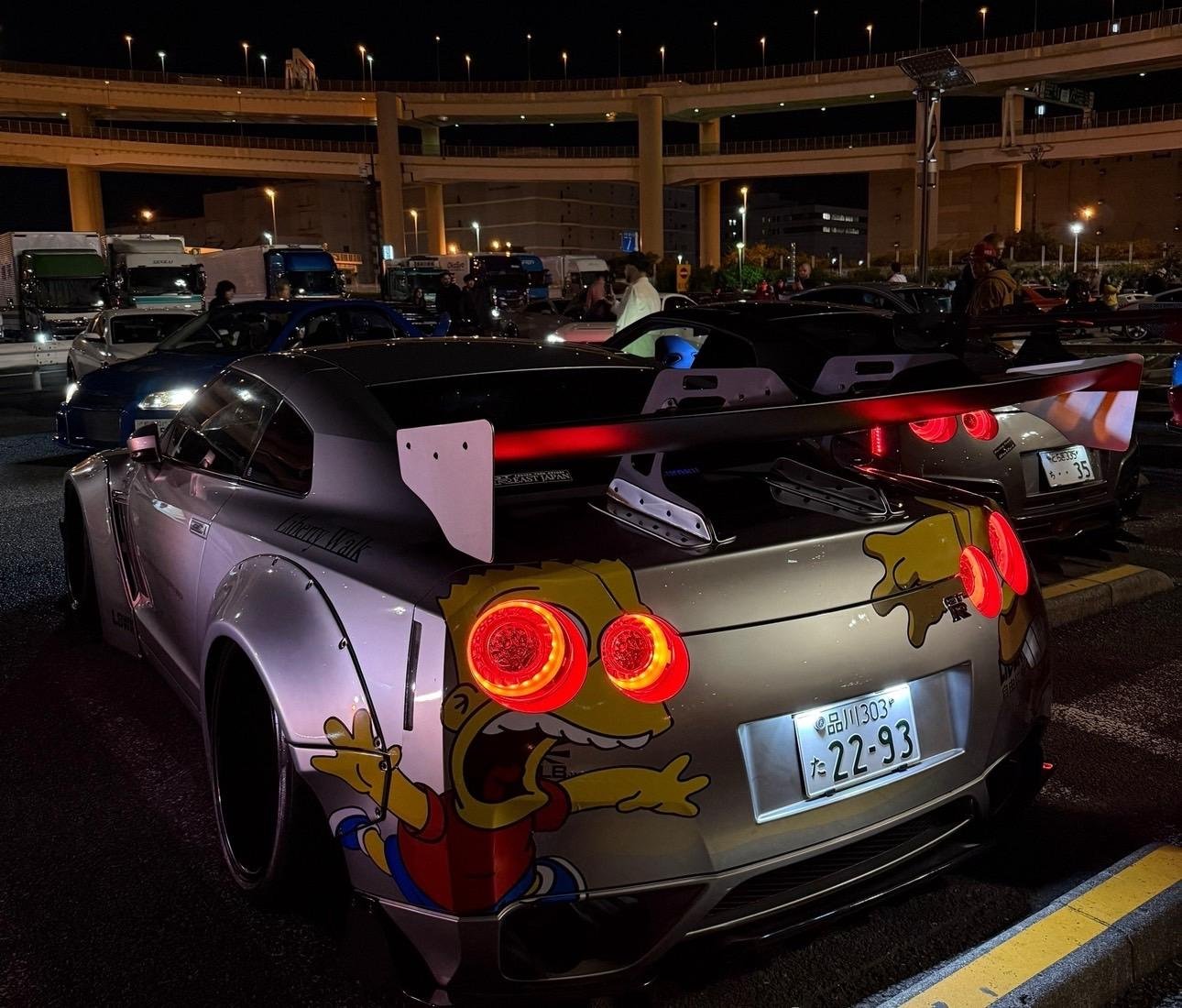 Tokyo: Modified GTR35widebody DaikokuPrivateTour fit3person