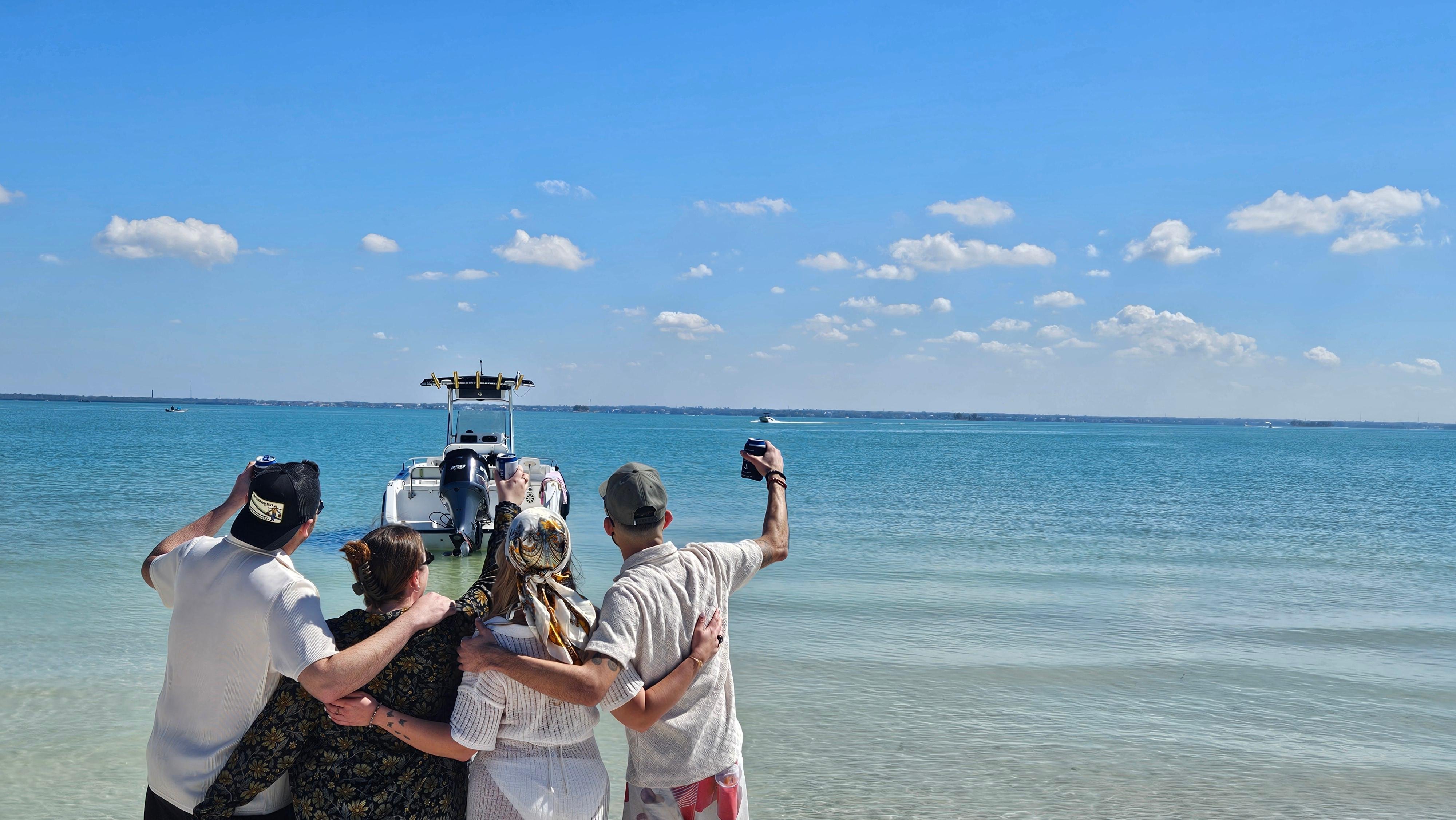Private Custom Boat Tour, travellers sharing the on-water experience