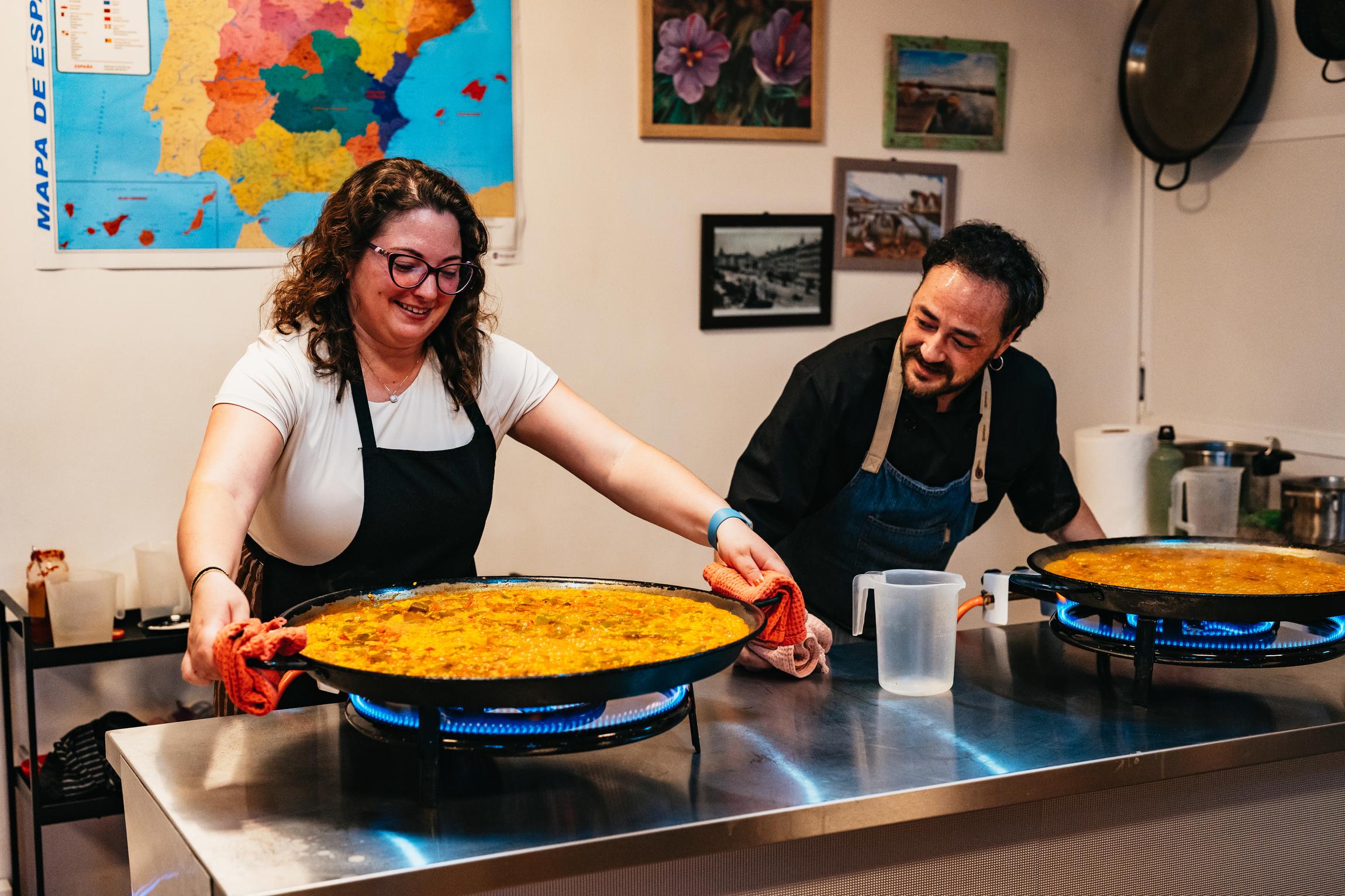 paella cooking class in Madrid — photo 8