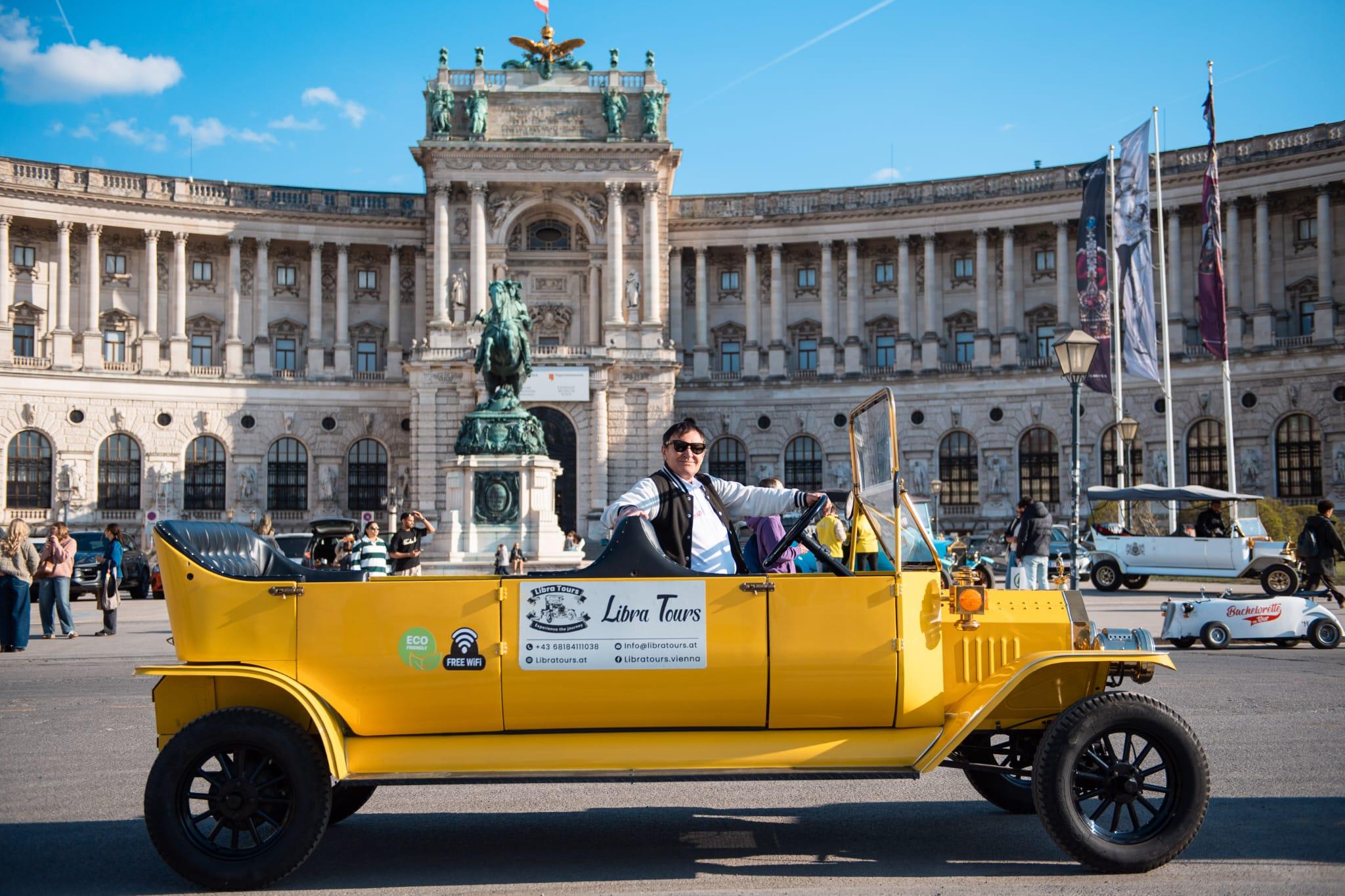 Vienna Vintage Electric Car Tour with Local Guide