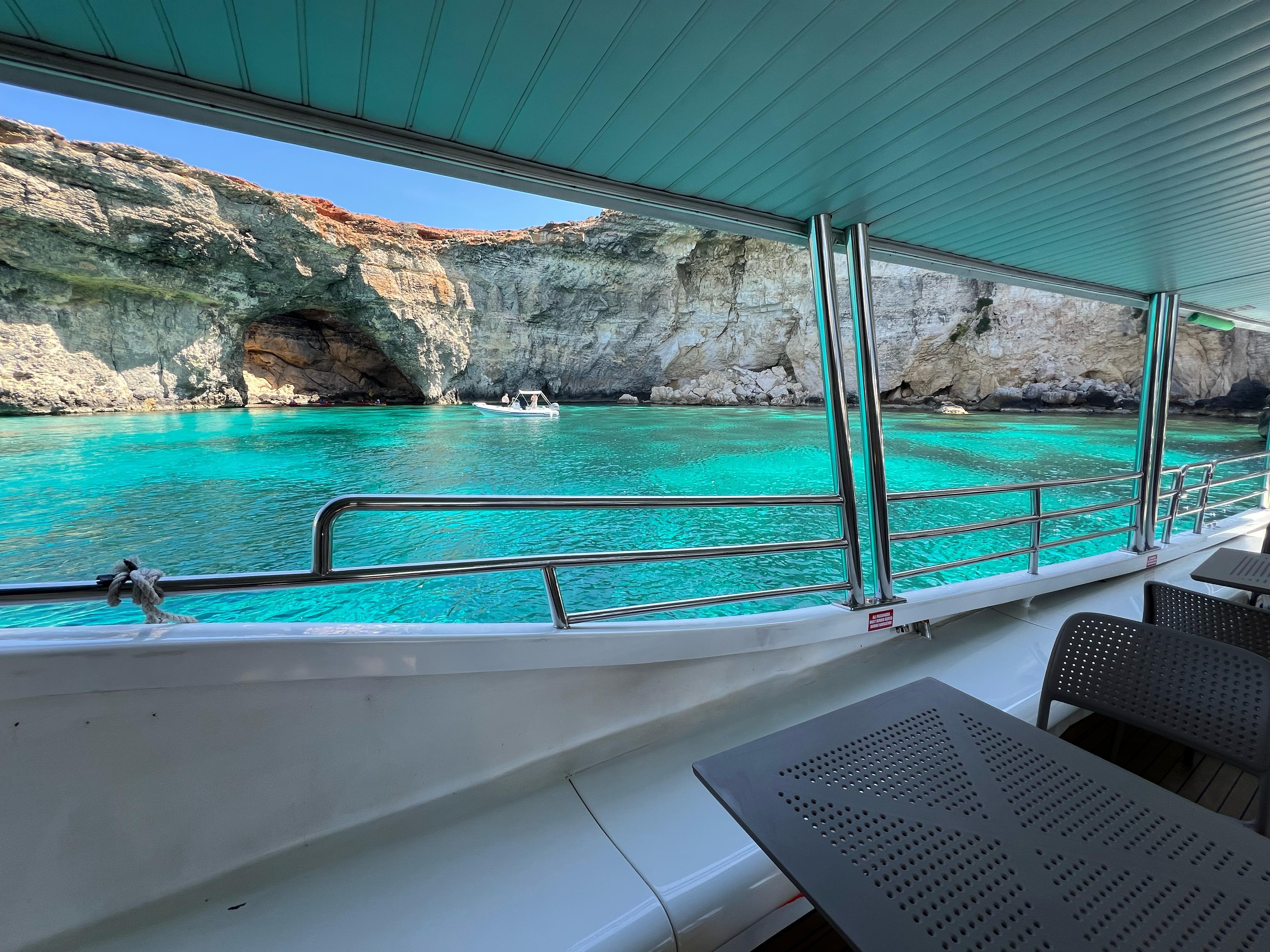 Comino 3-Bay Cruise: Blue Lagoon, Crystal Lagoon & Halfa Rock