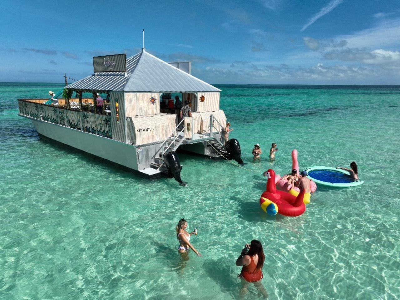 Key West Tiki Boat Sandbar Expedition