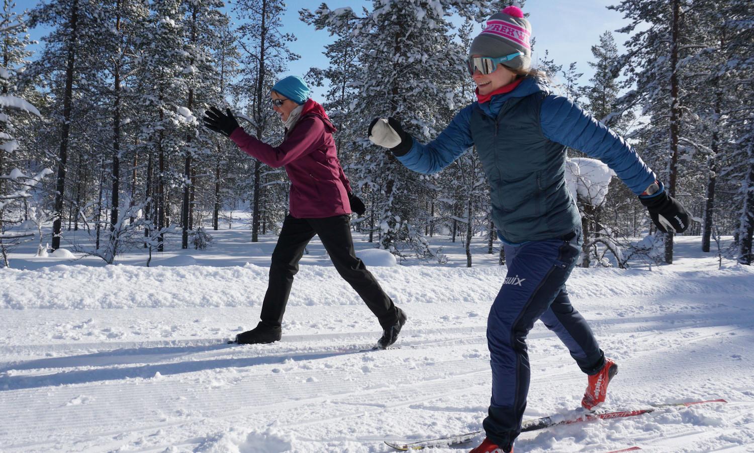 Cross-Country Ski Lesson in Saariselkä