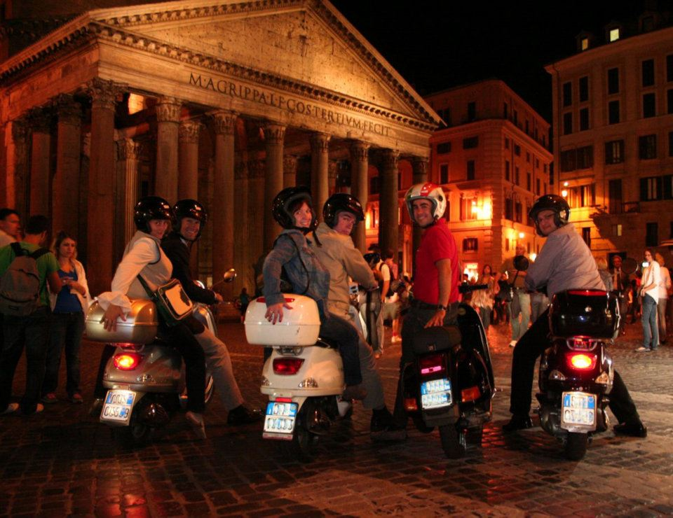 Rome Private Evening Vespa Tour