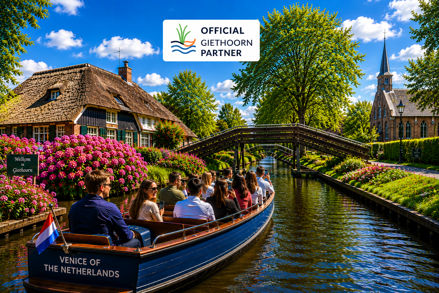 Giethoorn Village & Canal Cruise from Amsterdam