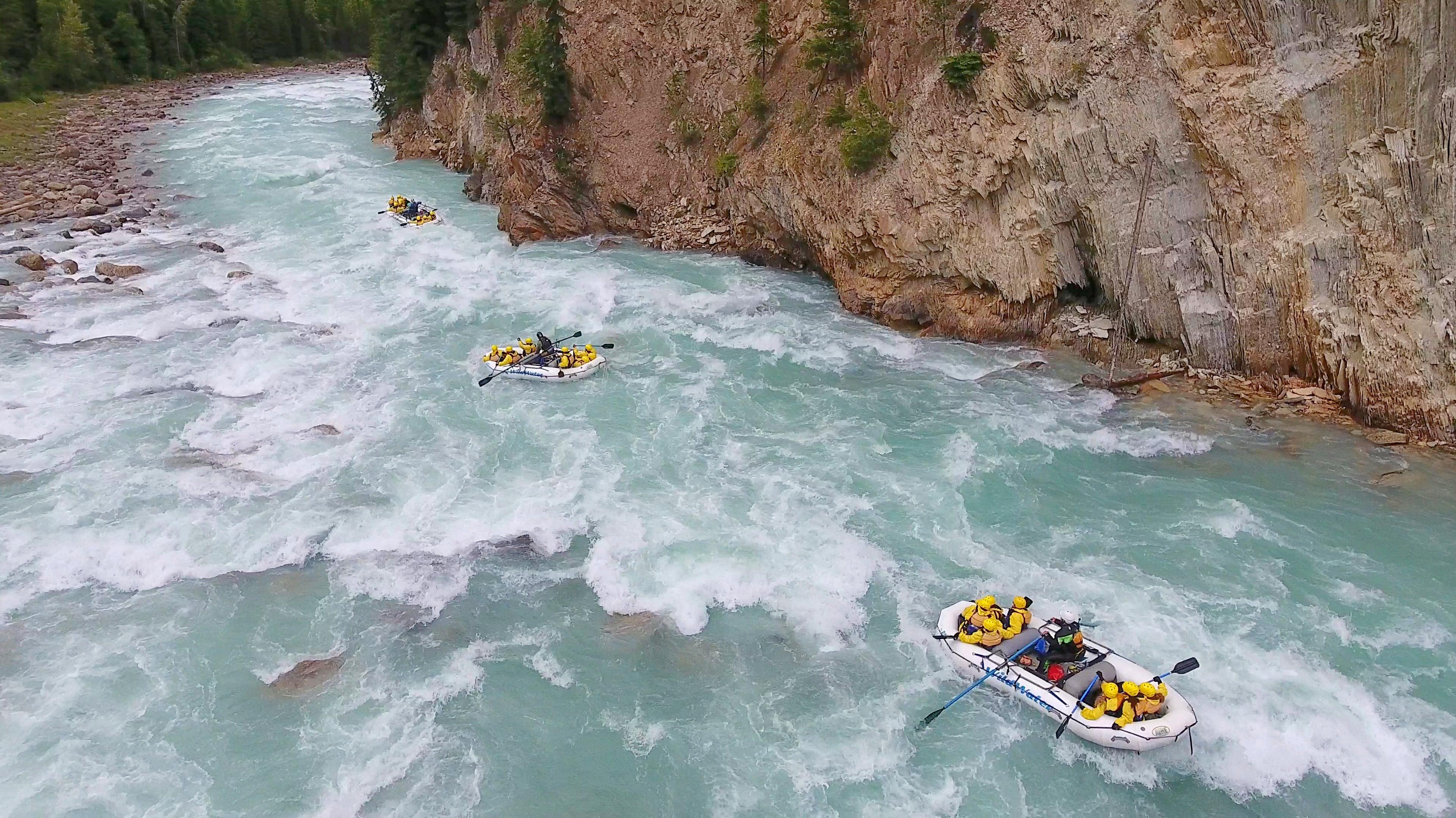 Kicking Horse River half-day whitewater rafting — Canadian Rockies rafting (2)