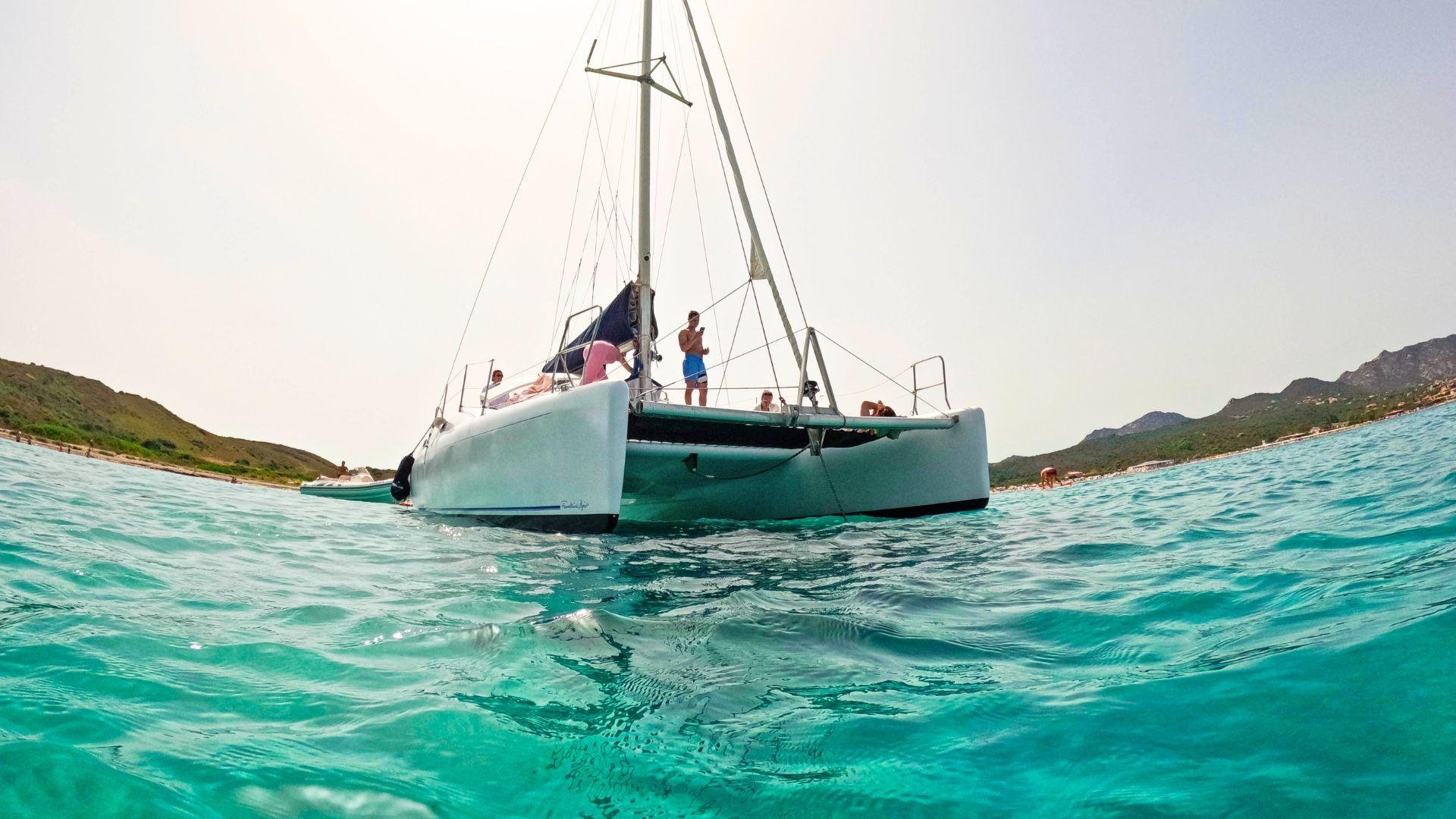 Tavolara Catamaran Adventure with Snorkeling & Lunch