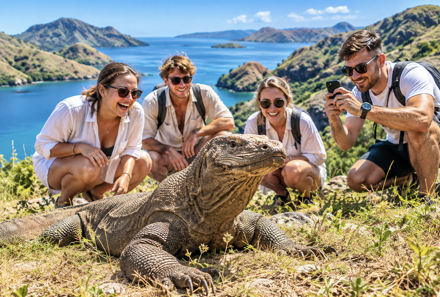 Komodo Park 8-Stop Day Trip with Sunset Cruise