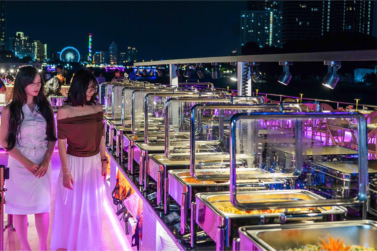 Super Galaxy Chao Phraya Night Dinner Cruise