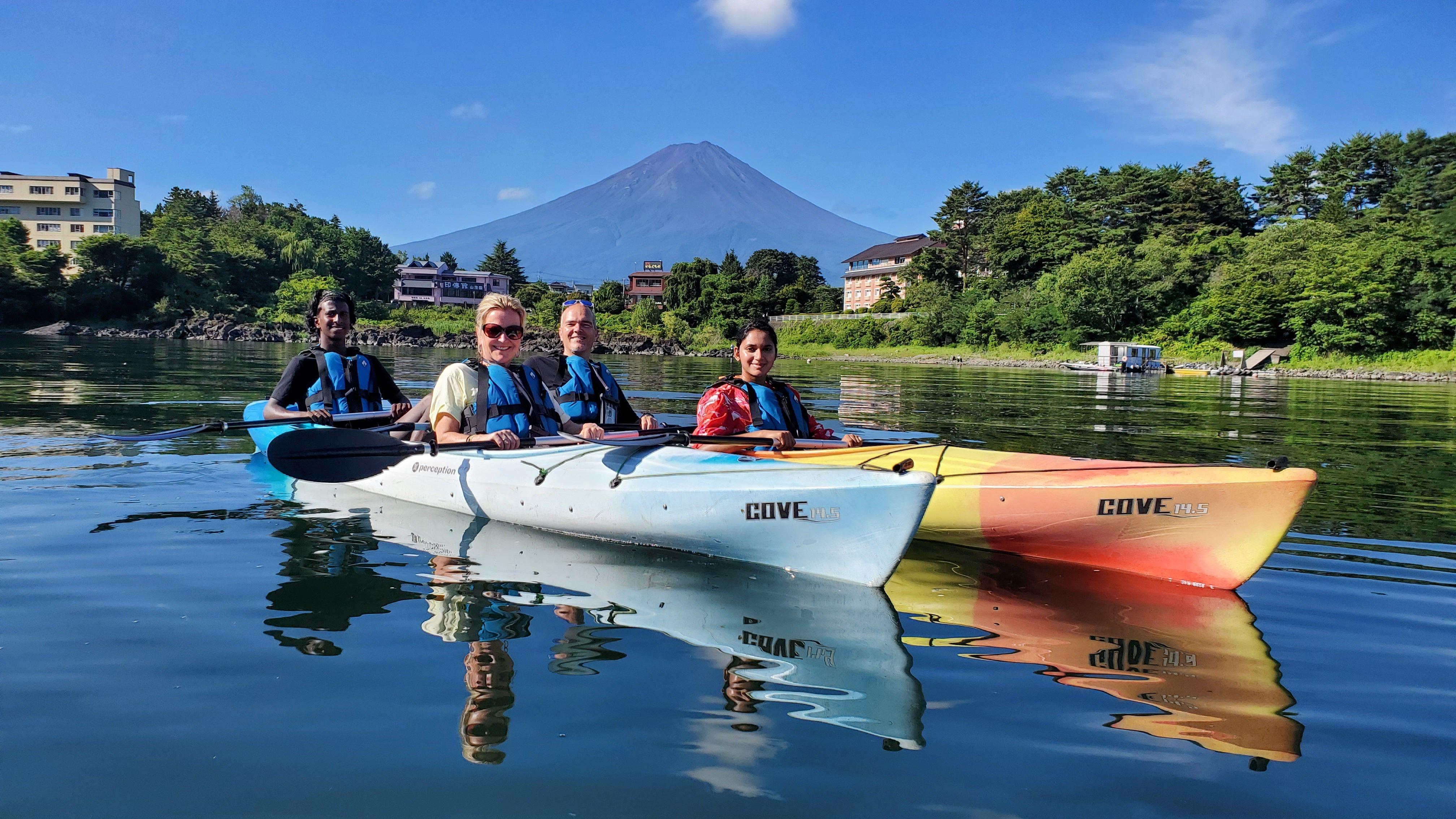 Early Morning Kayaking & Coffee on Lake Kawaguchiko