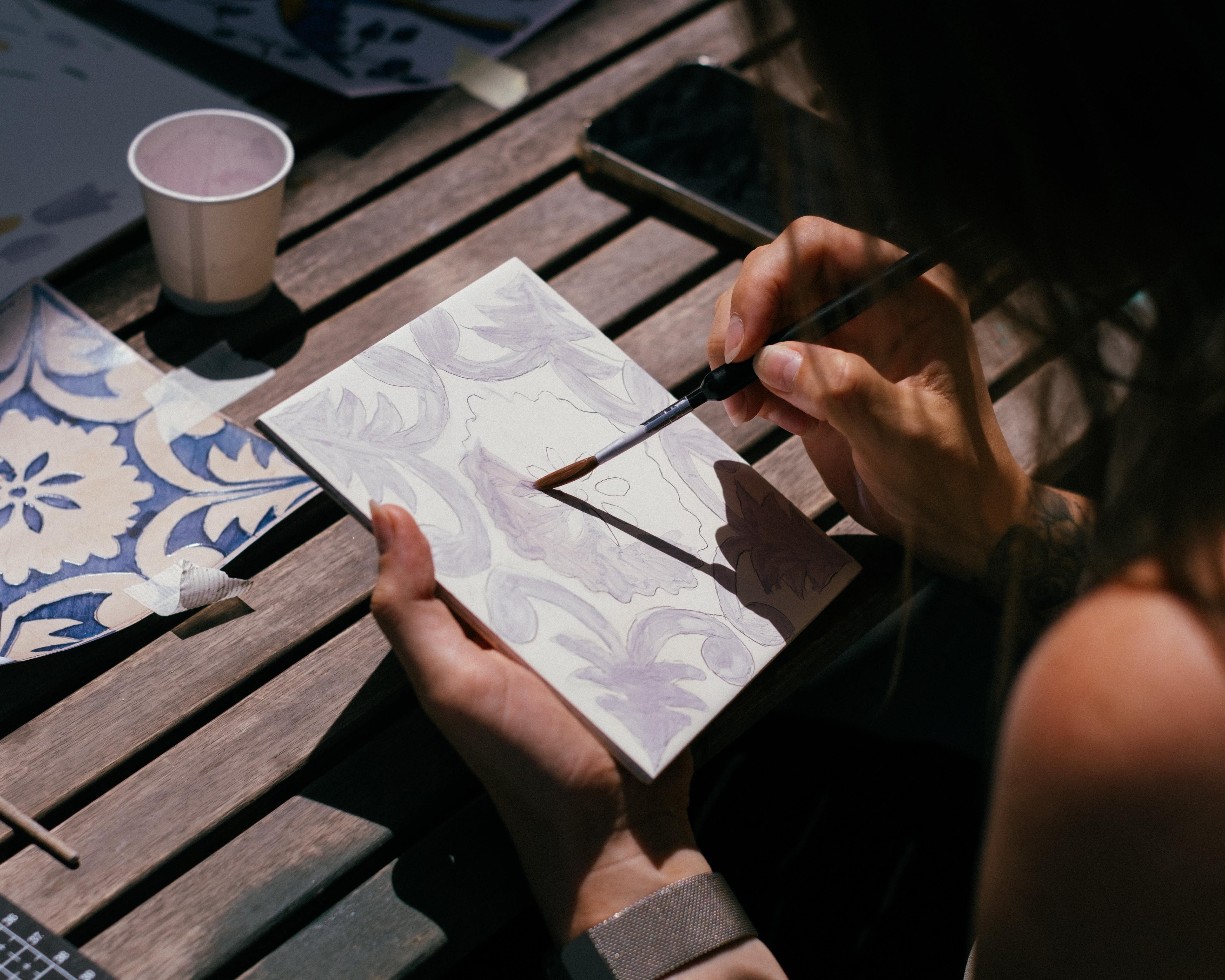 Azulejo Tile Painting Workshop with Local Artist