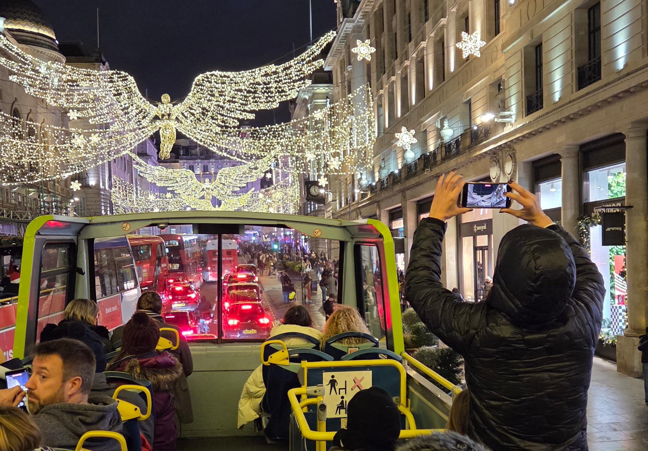 Christmas Lights Open-Top Bus Tour