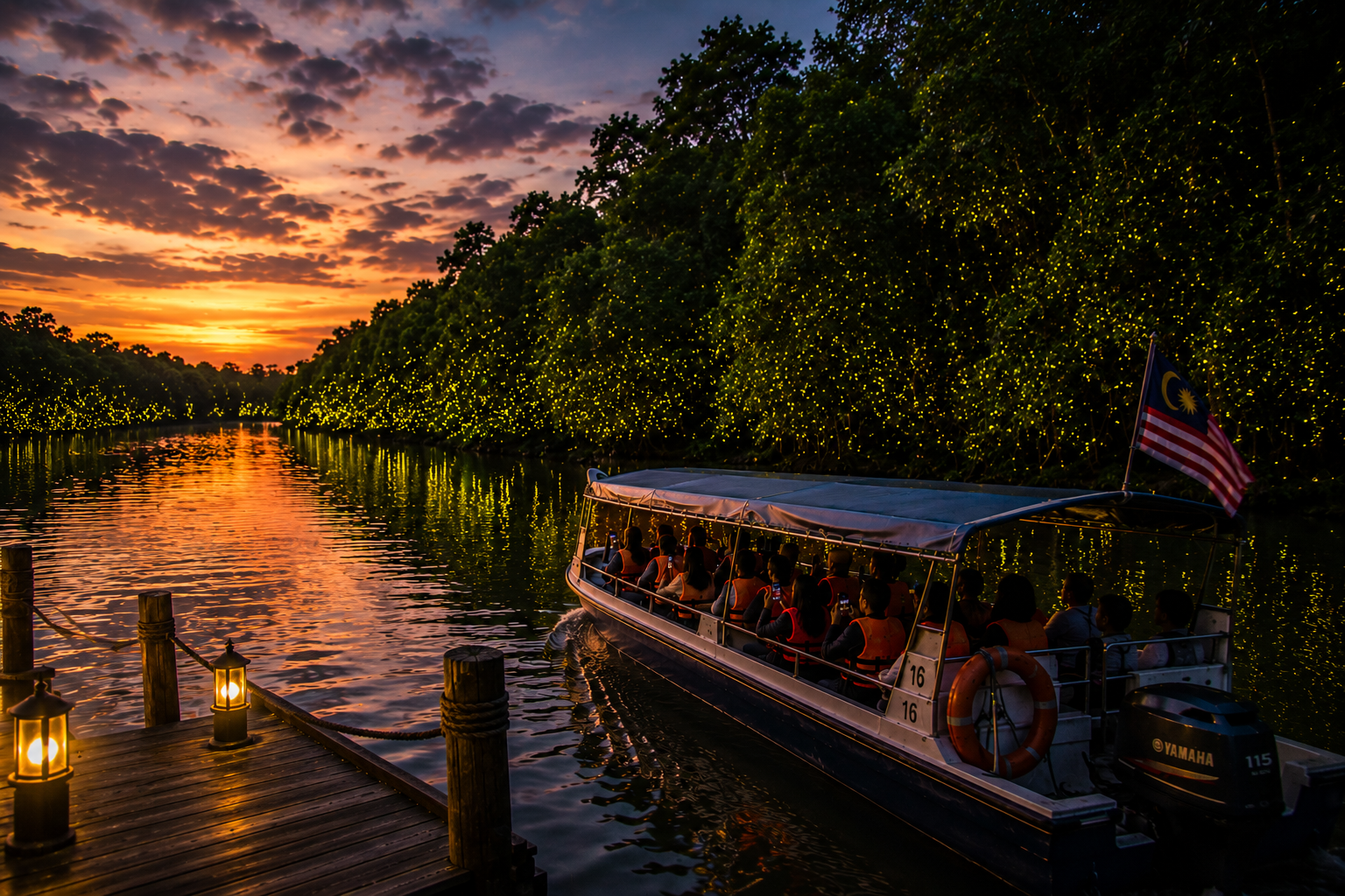 Kuala Selangor Fireflies & Bioluminescent Blue Tears Evening Experience
