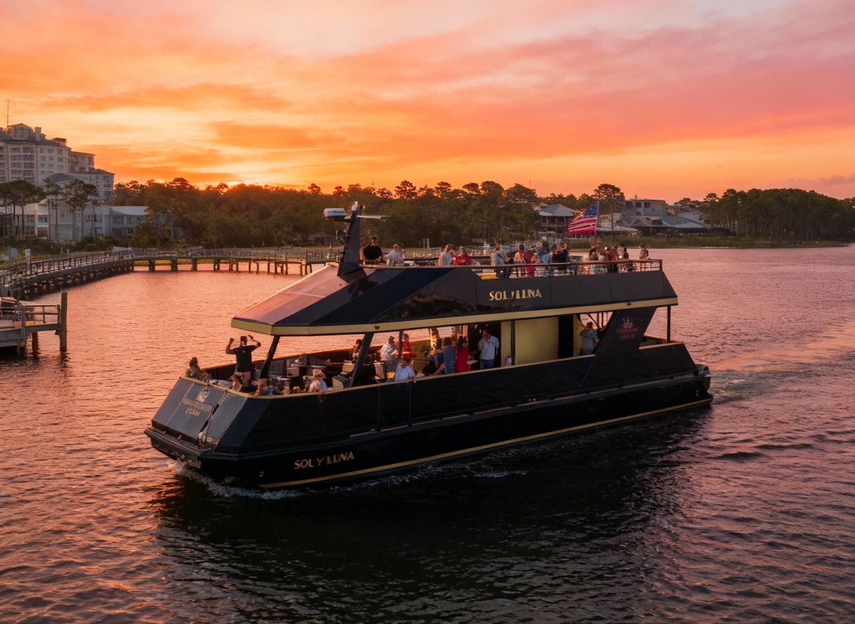 Choctawhatchee Bay Sunset Dolphin Watching Cruise
