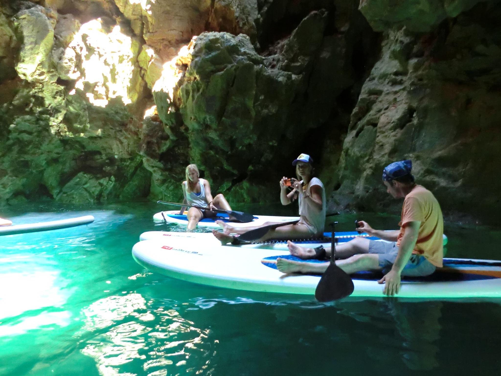 Stand-Up Paddleboard Adventure with Cave Snorkeling in Algarve
