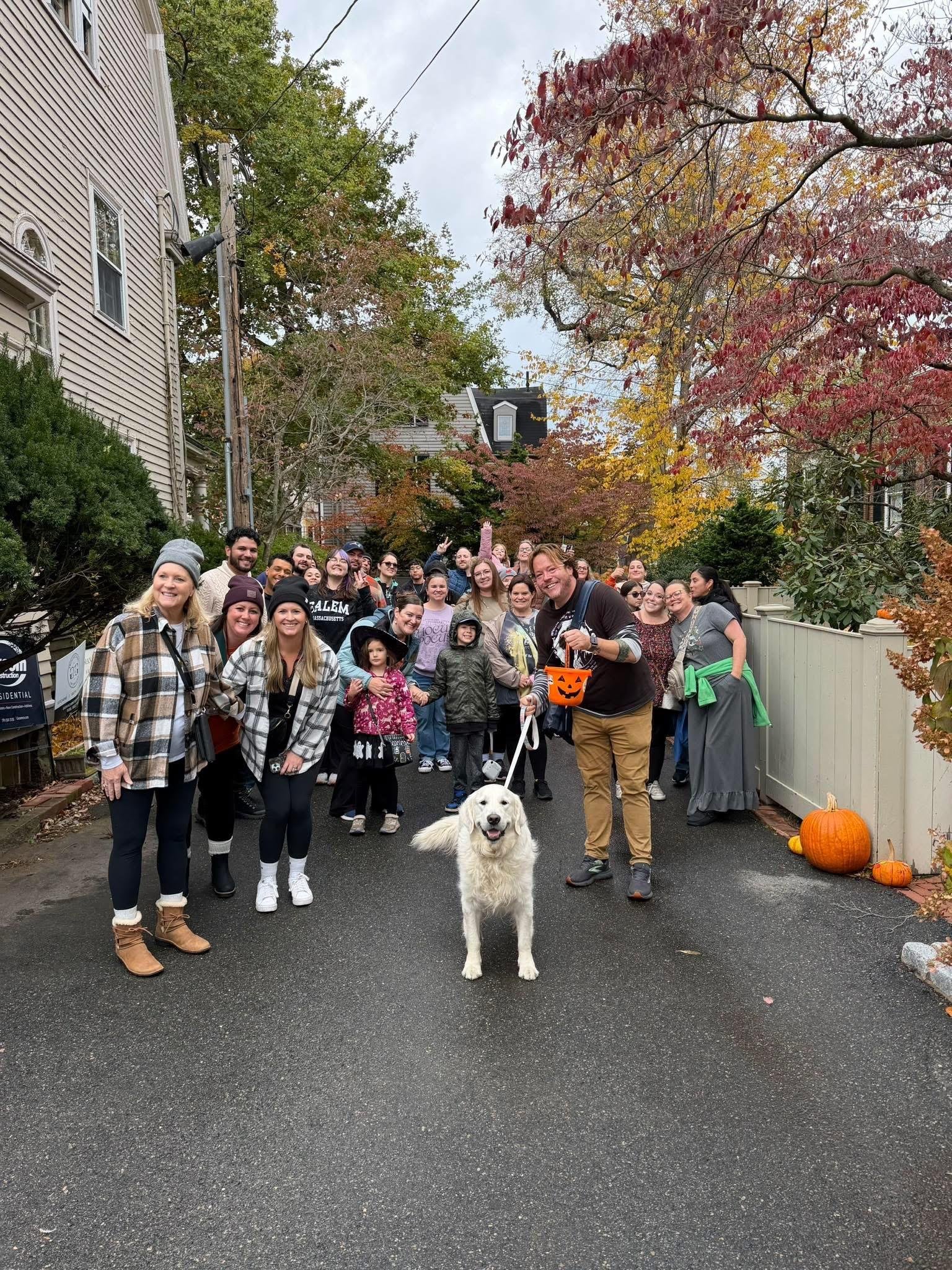 Salem History and Hauntings ghost tour scene in Salem, Massachusetts
