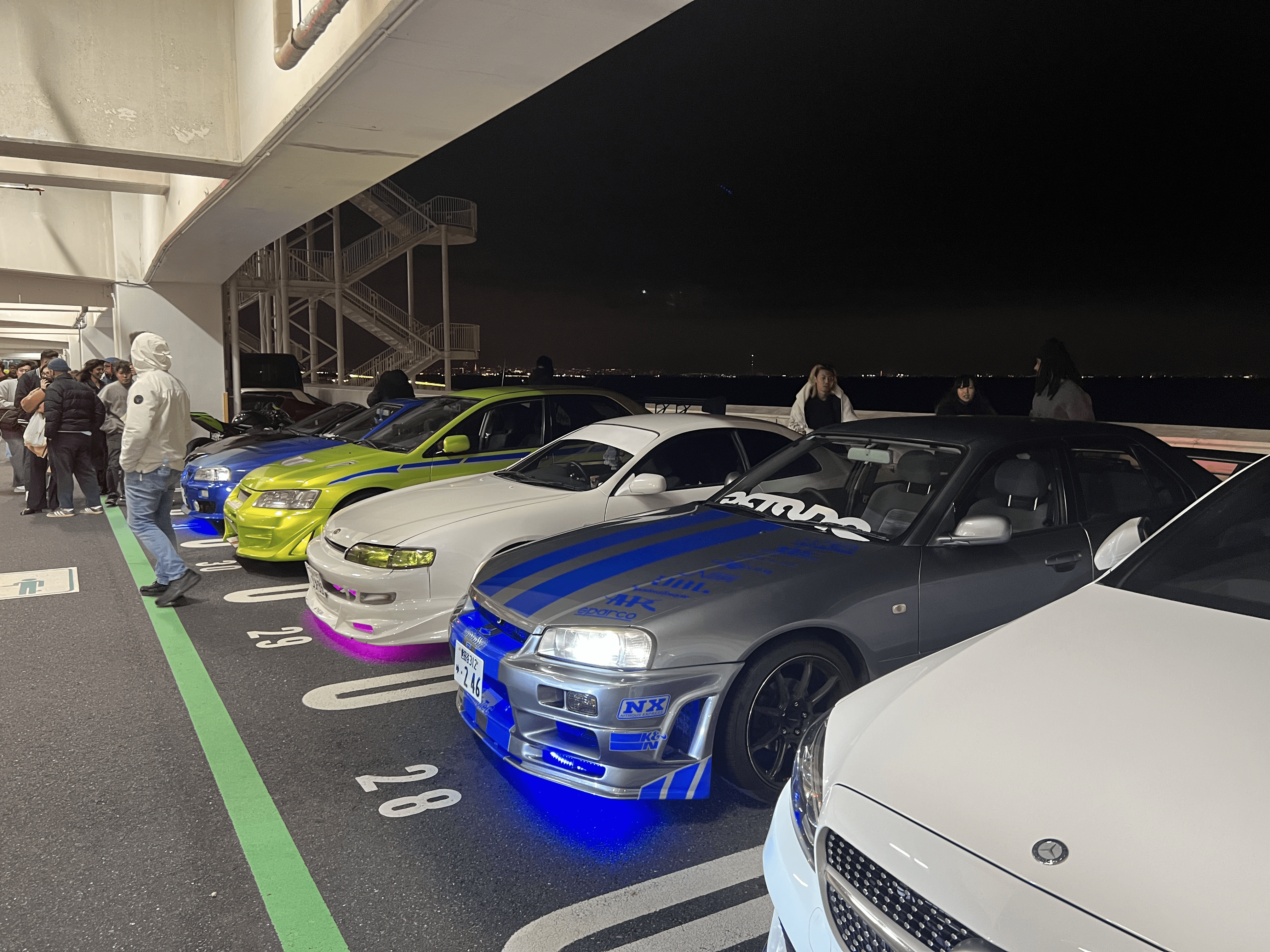 Tokyo JDM Tour: Daikoku PA(Tuned JDM Cars, Skyline GTR, RX7)