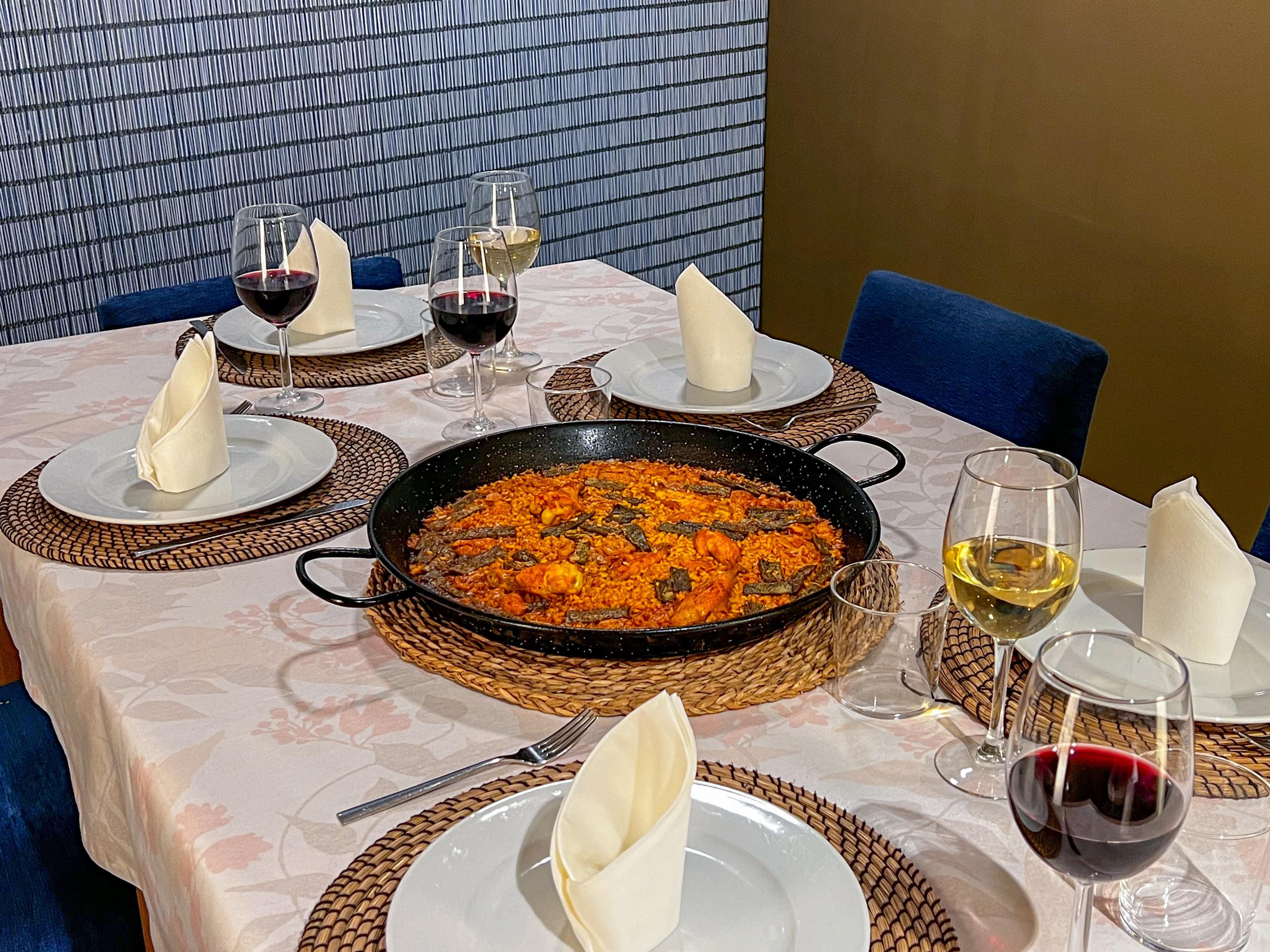 Authentic Valencian Paella Workshop & Central Market Tour