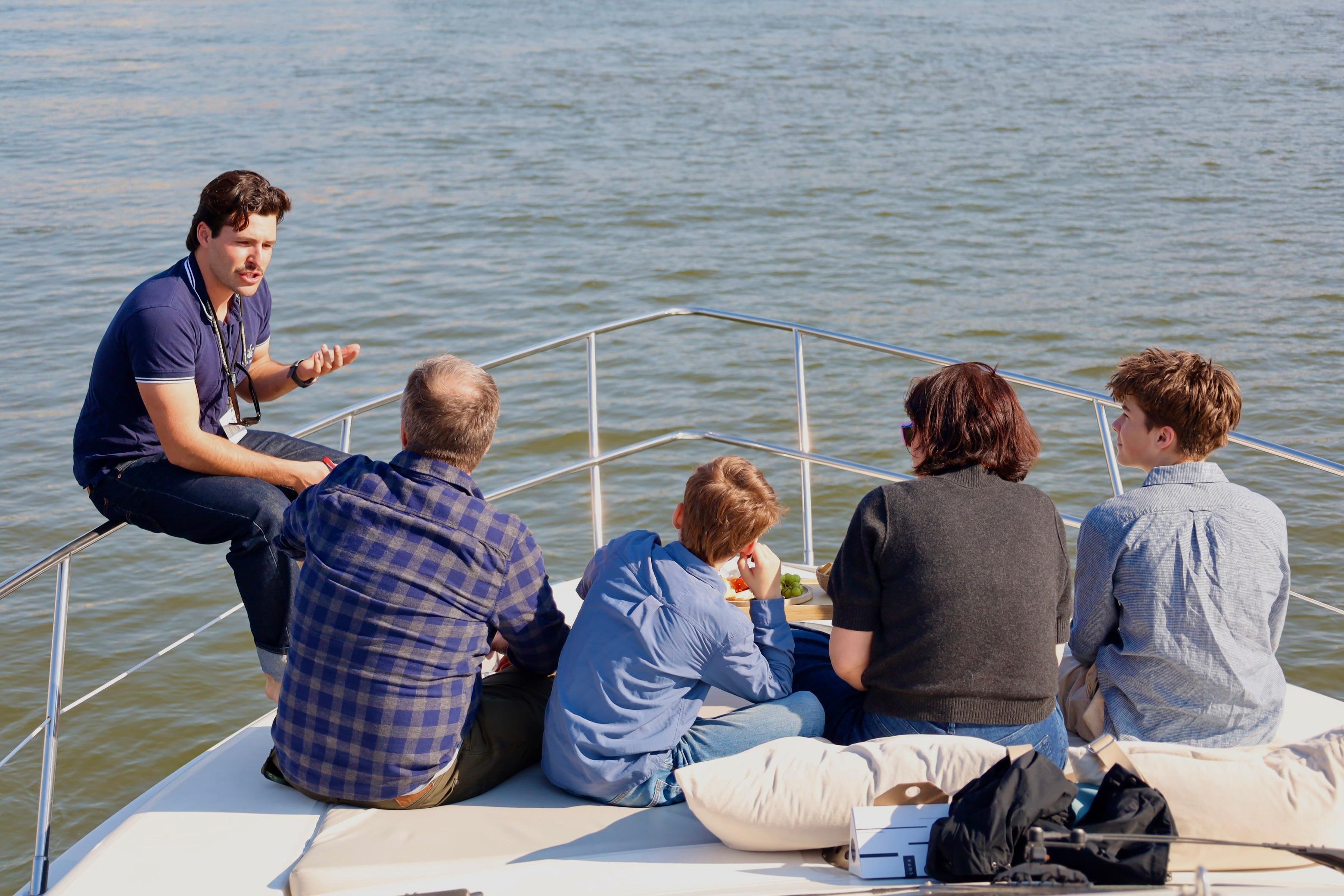 Porto Private Yacht Experience on the Douro with Wine & Snacks