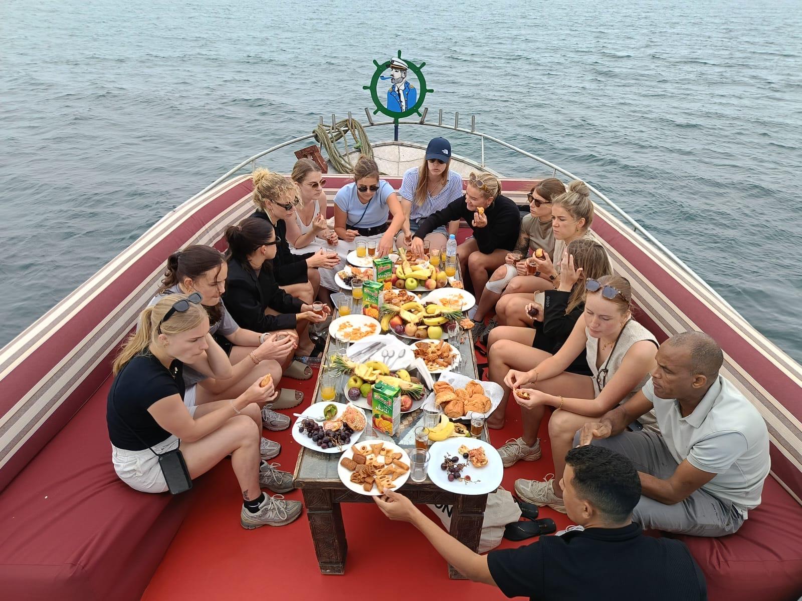 Agadir Atlantic Boat Trip: Fishing, Swimming & BBQ