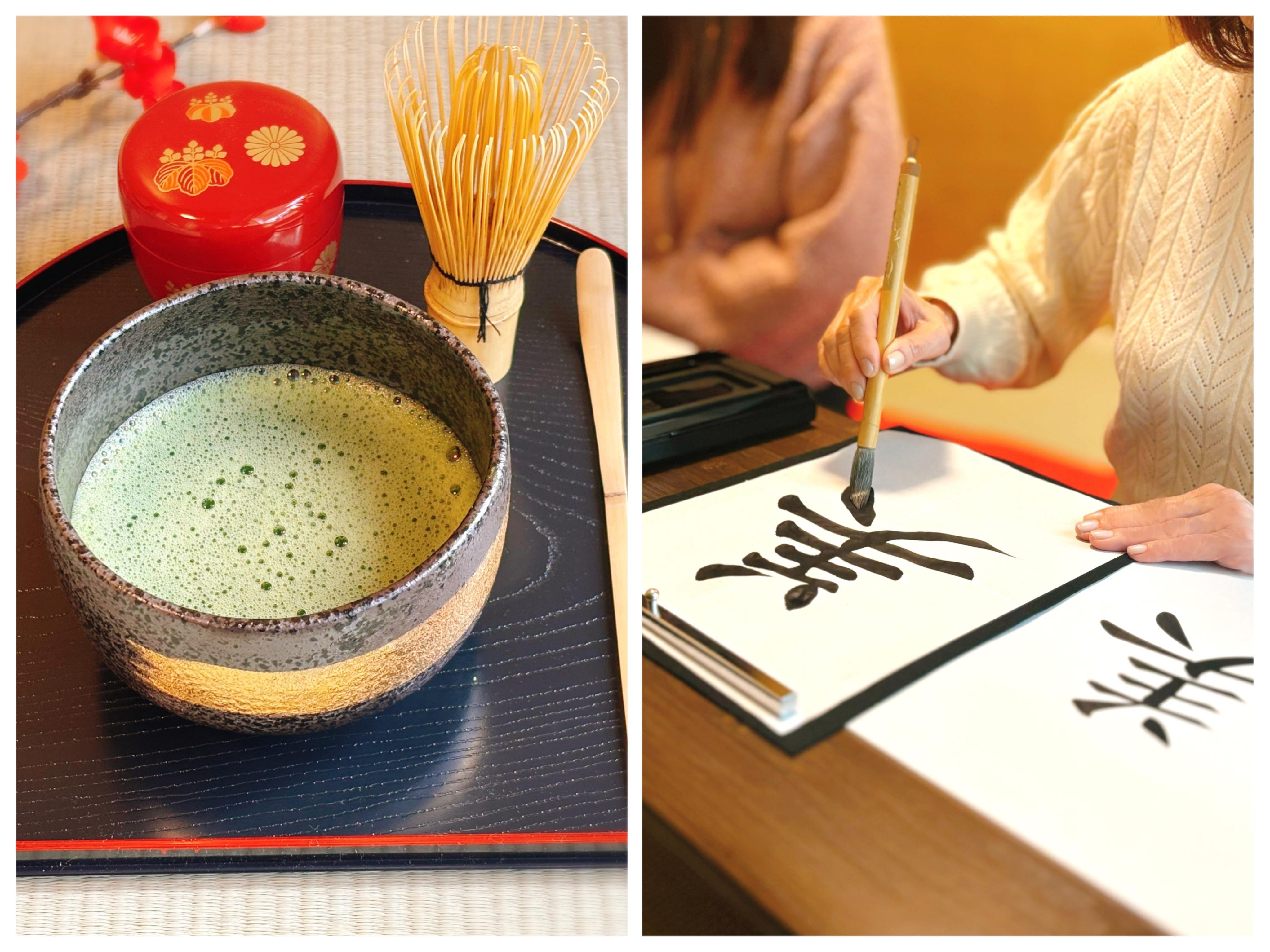 Private Calligraphy and Matcha Tea Ceremony in Osaka