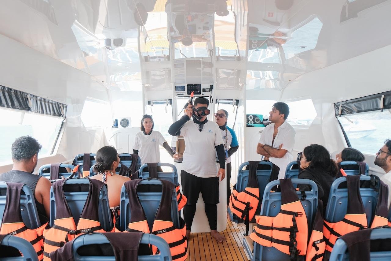 Phi Phi & 4 Islands Premium Sunset Catamaran Cruise