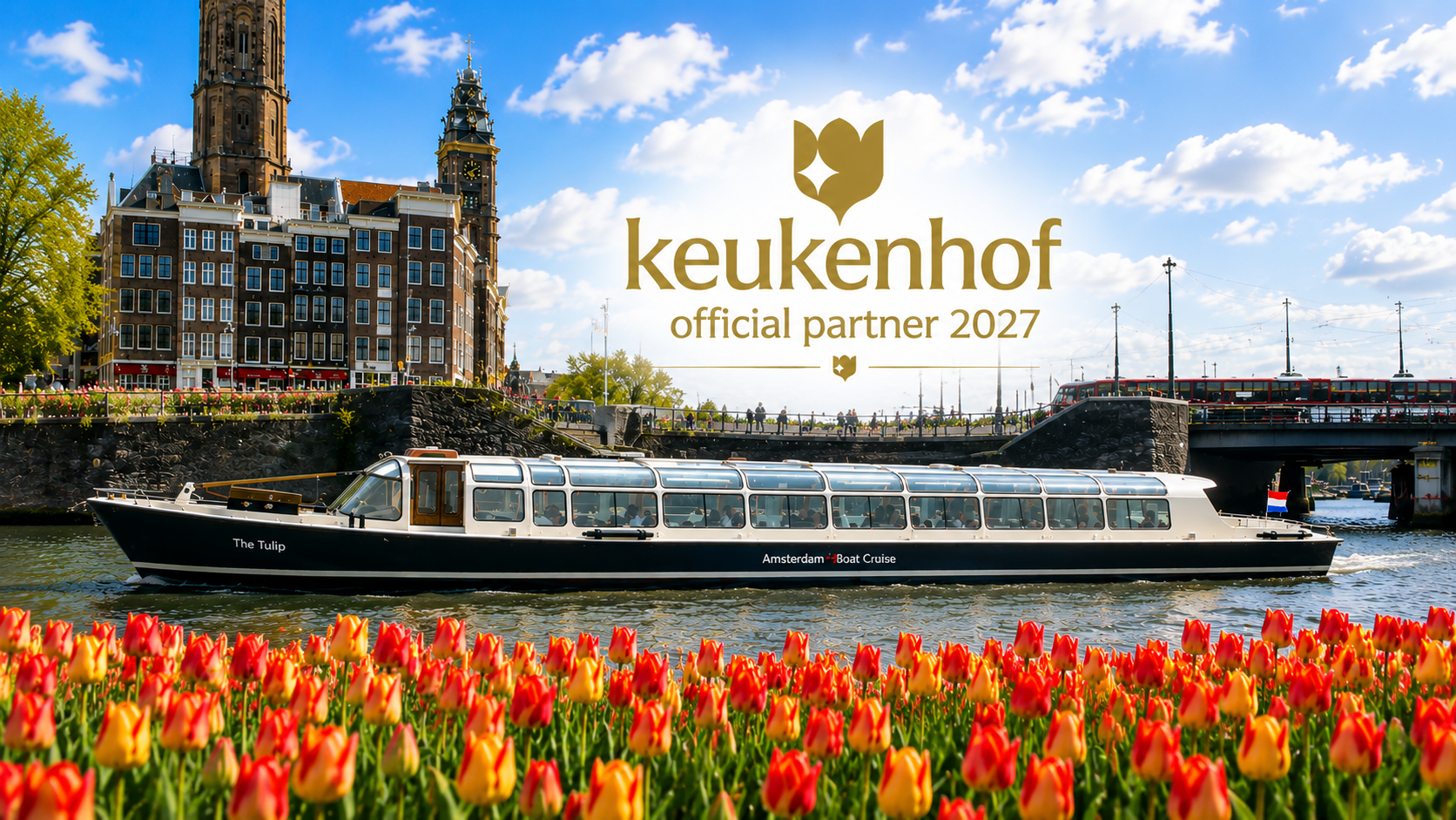 Keukenhof Gardens with Shuttle & Amsterdam Canal Cruise