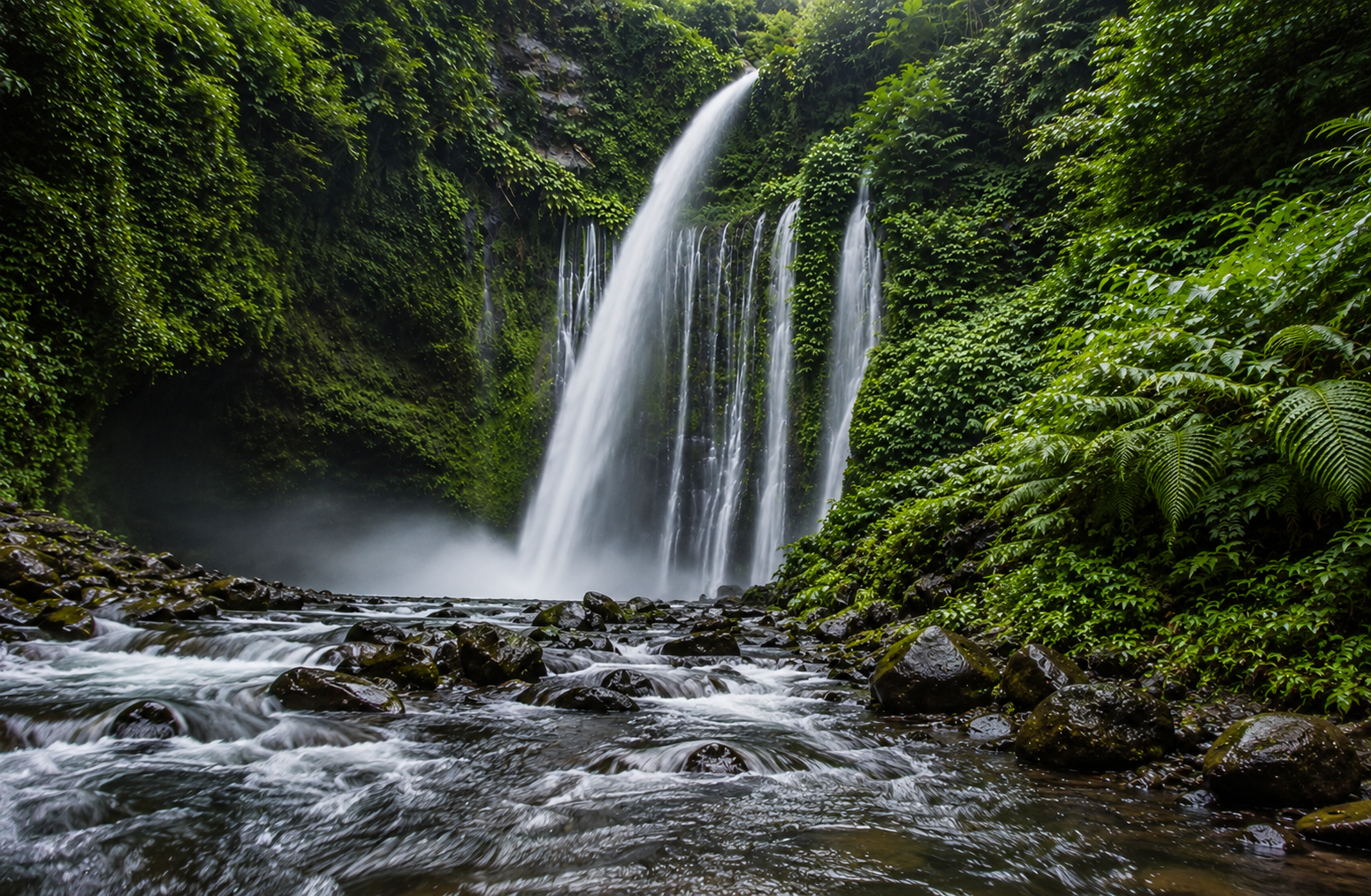 Senaru Waterfalls & Monkey Forest Adventure