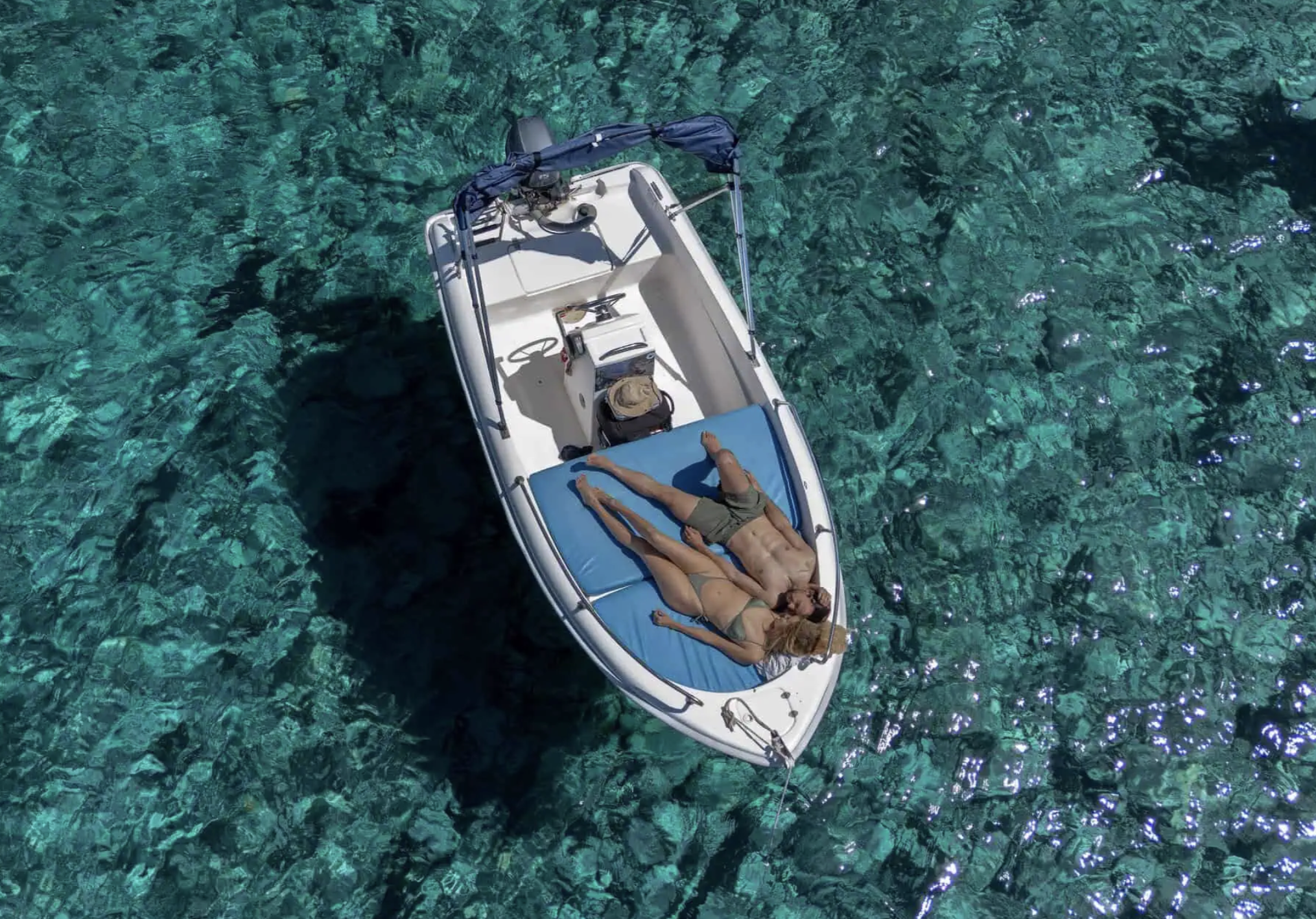 Self-Drive Boat Rental in San Antonio Bay