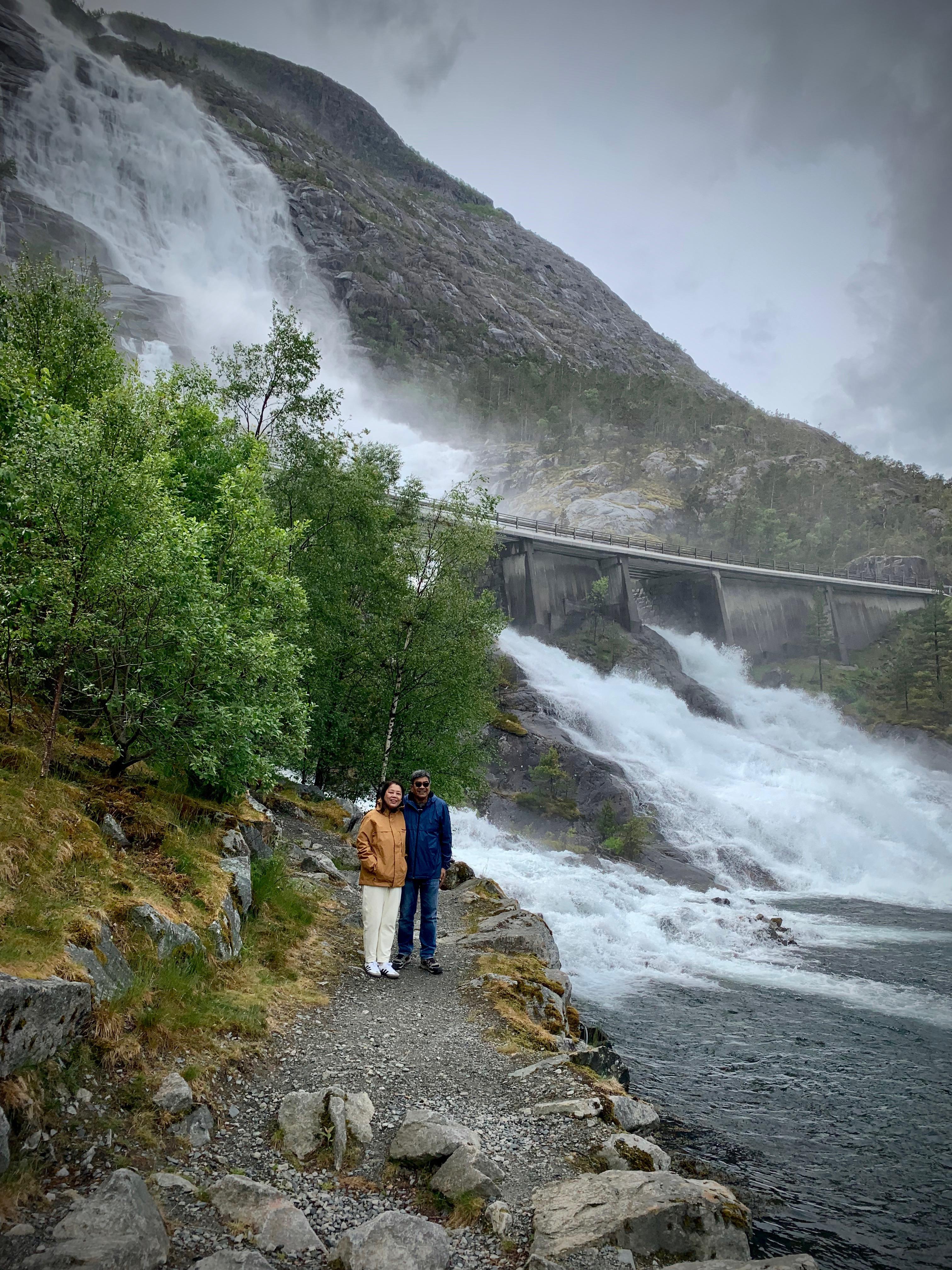Langfoss Waterfall & Stordal Lake Small-Group Tour from Haugesund