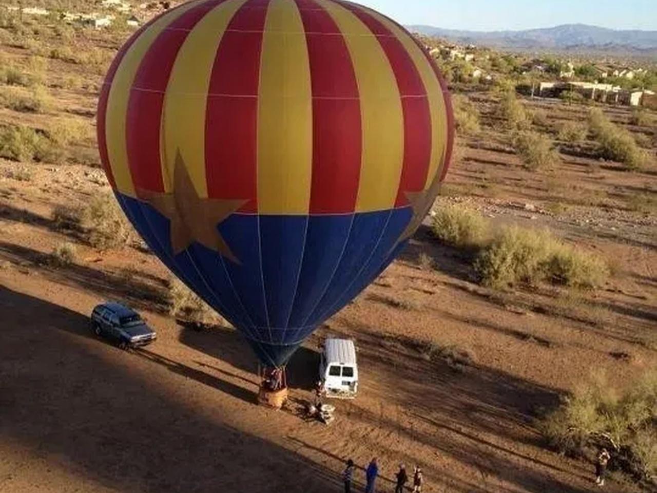 Sonoran Desert Sunrise Hot Air Balloon Flight from Phoenix