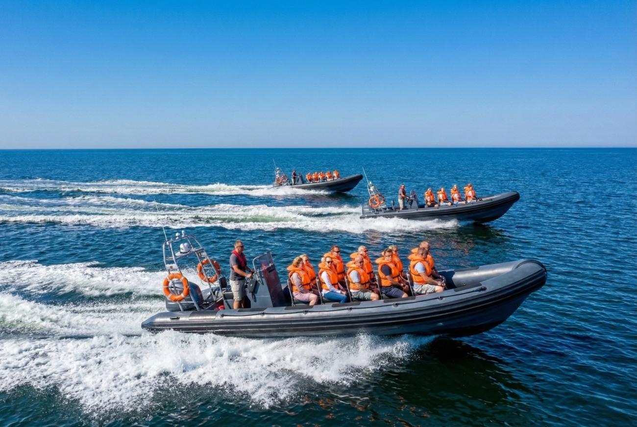 Private High-Speed RIB Boat Transfer Across Gdańsk Bay