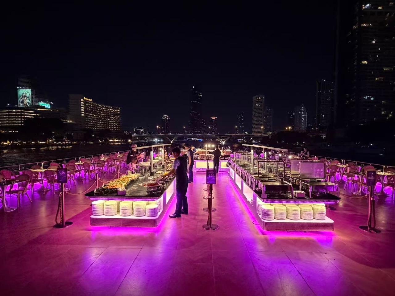 Super Galaxy Chao Phraya Night Dinner Cruise